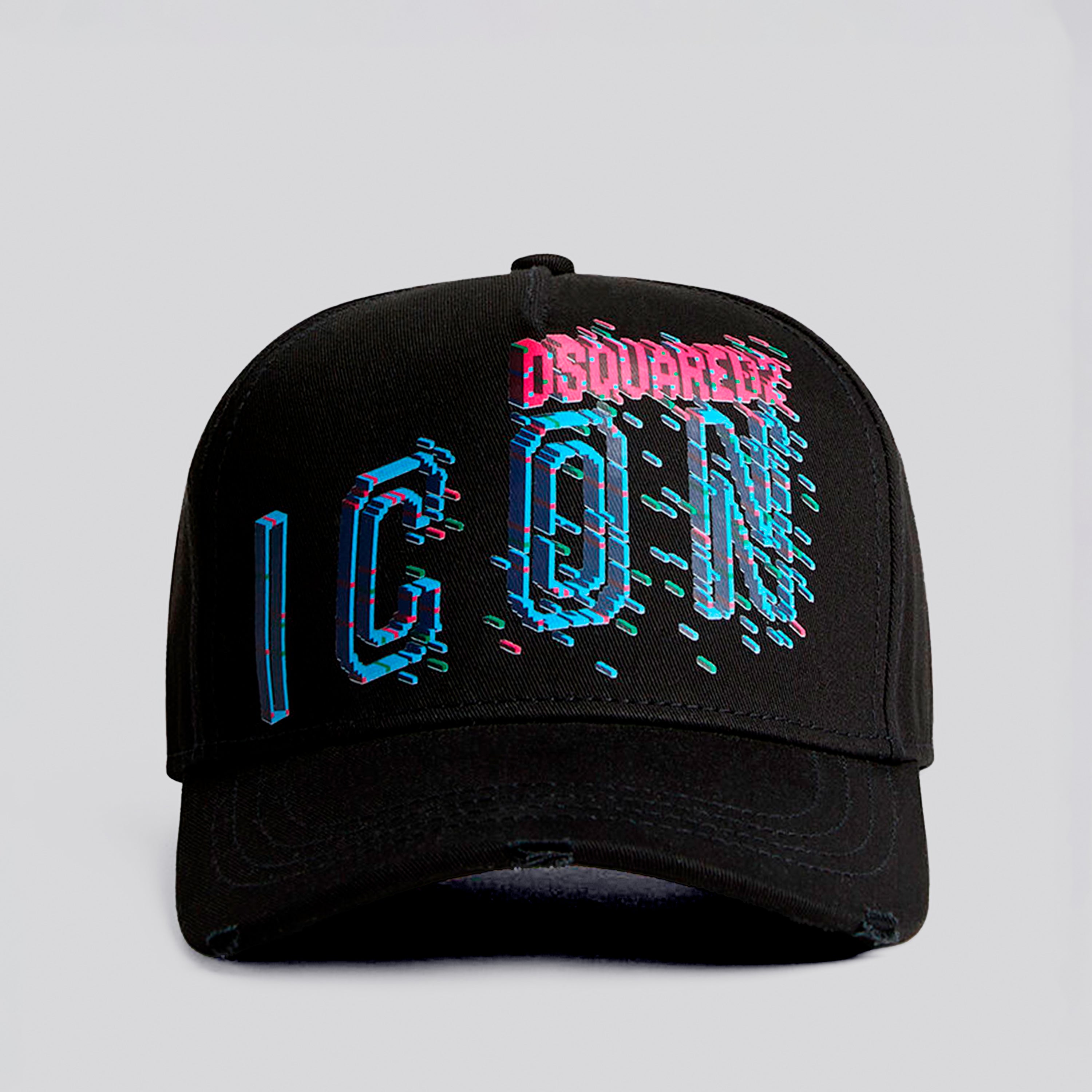 Gorra Negra Dsquared2 Icon Multicolor