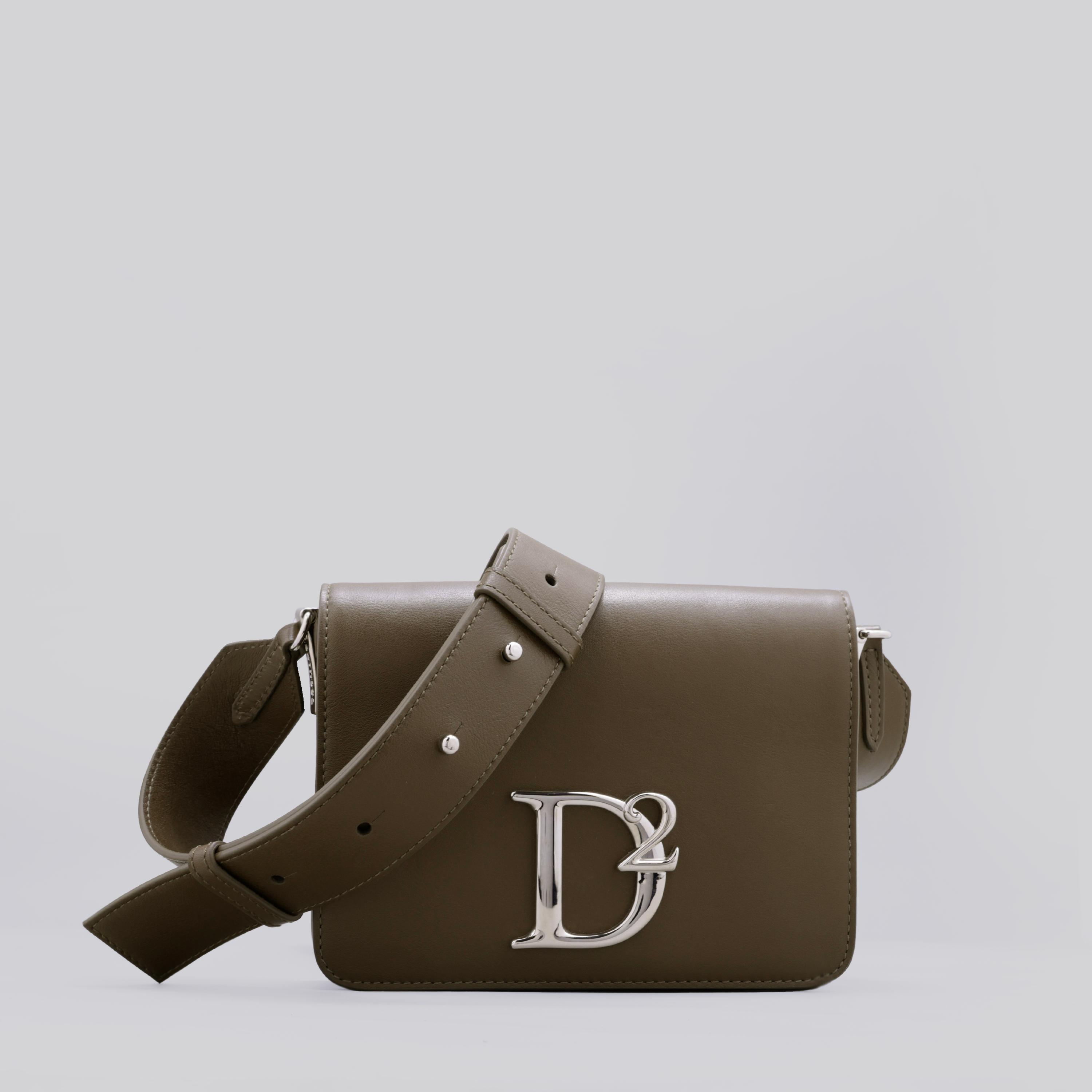 Cartera Verde Dsquared2 D2 Plaque