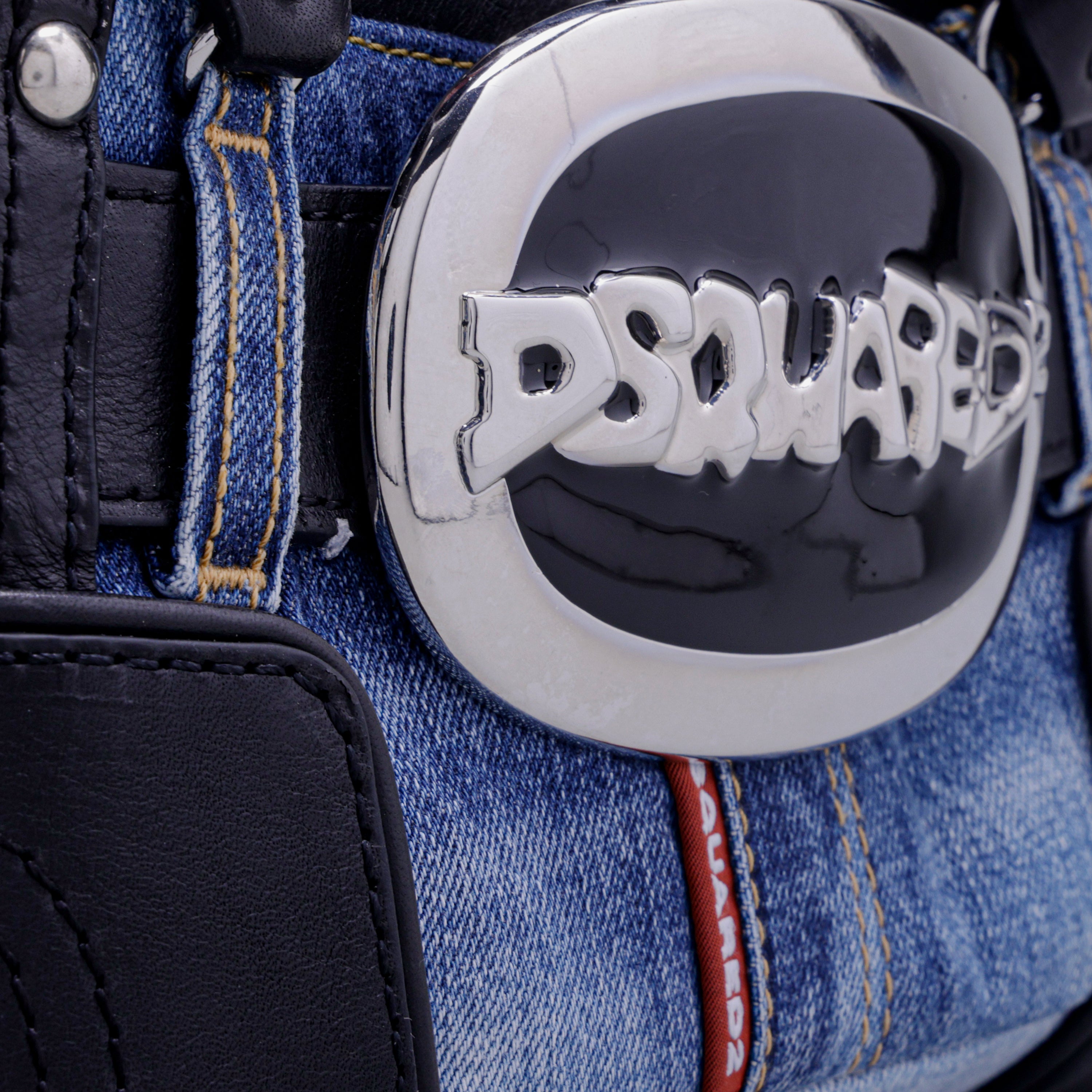 Cartera Denim Dsquared2 Belt