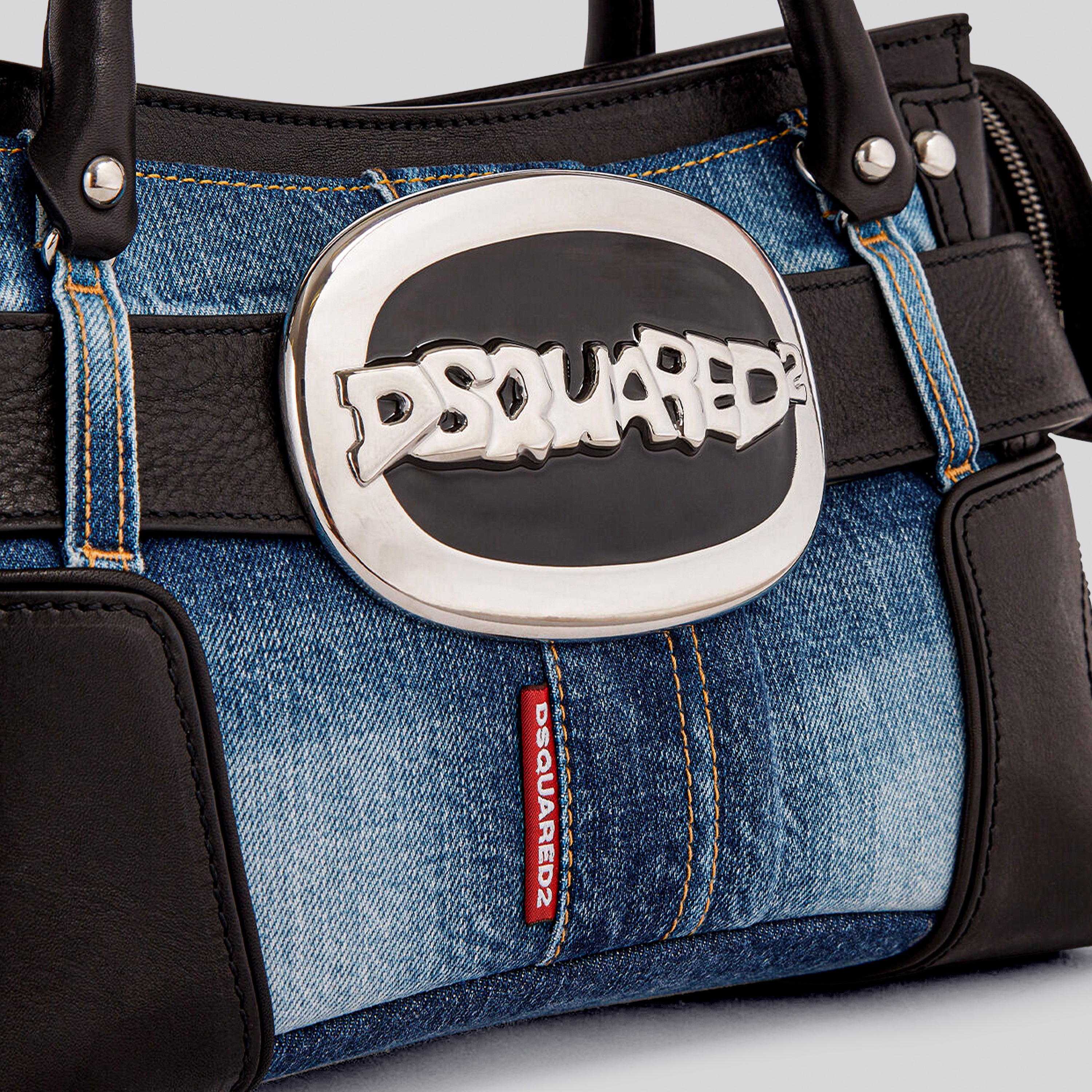 Cartera Denim Dsquared2 Belt