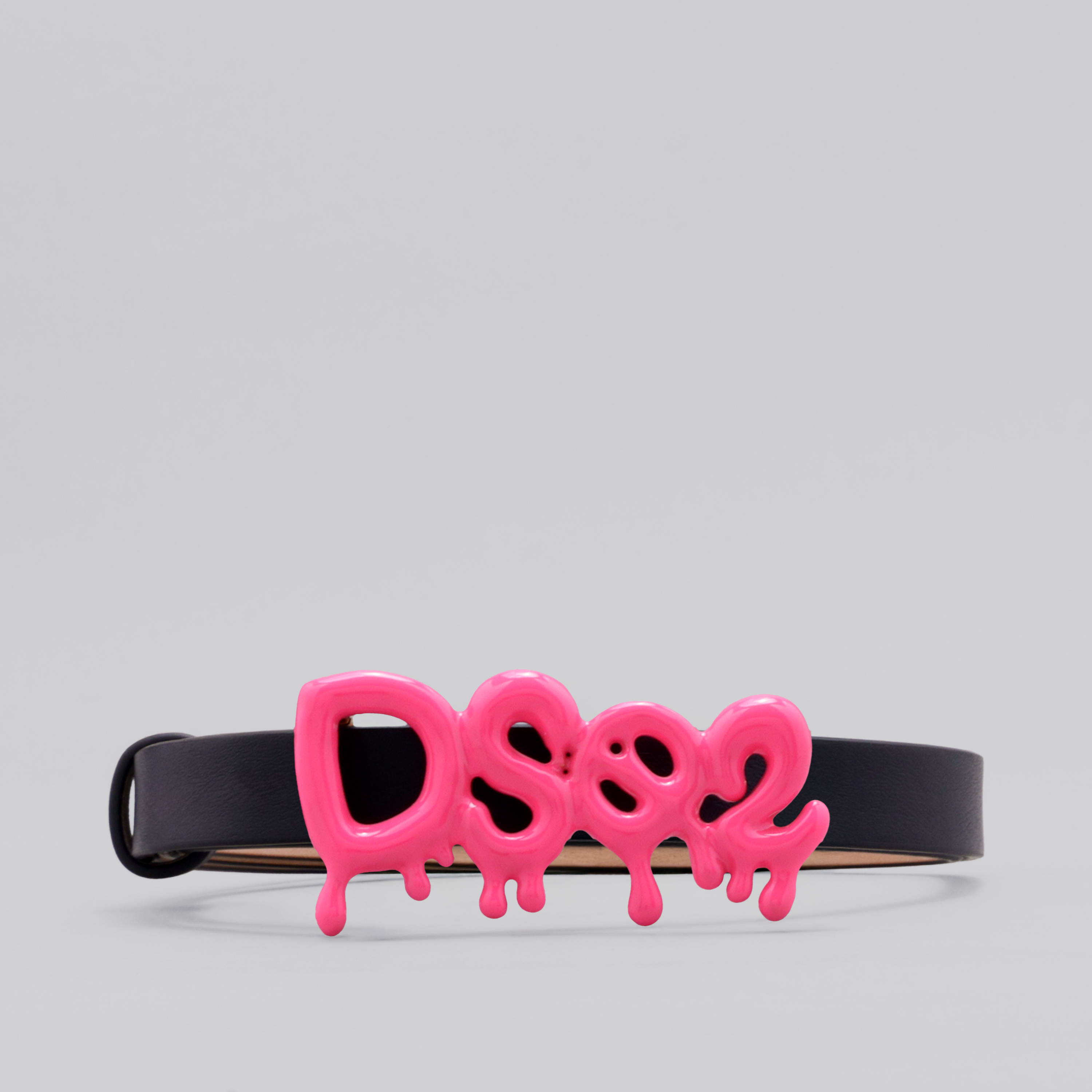 Cinturón Negro Dsquared2 Pink