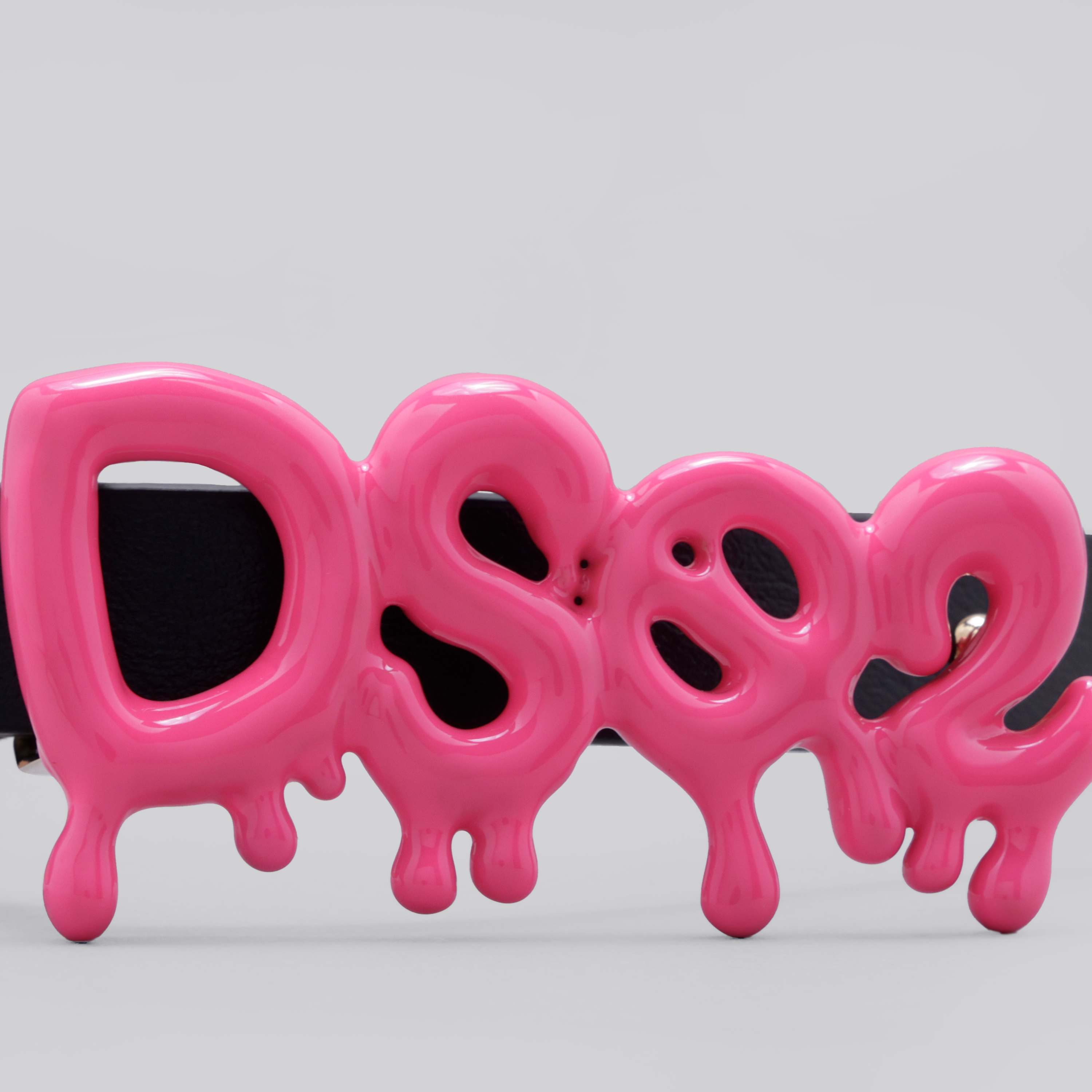 Cinturón Negro Dsquared2 Pink