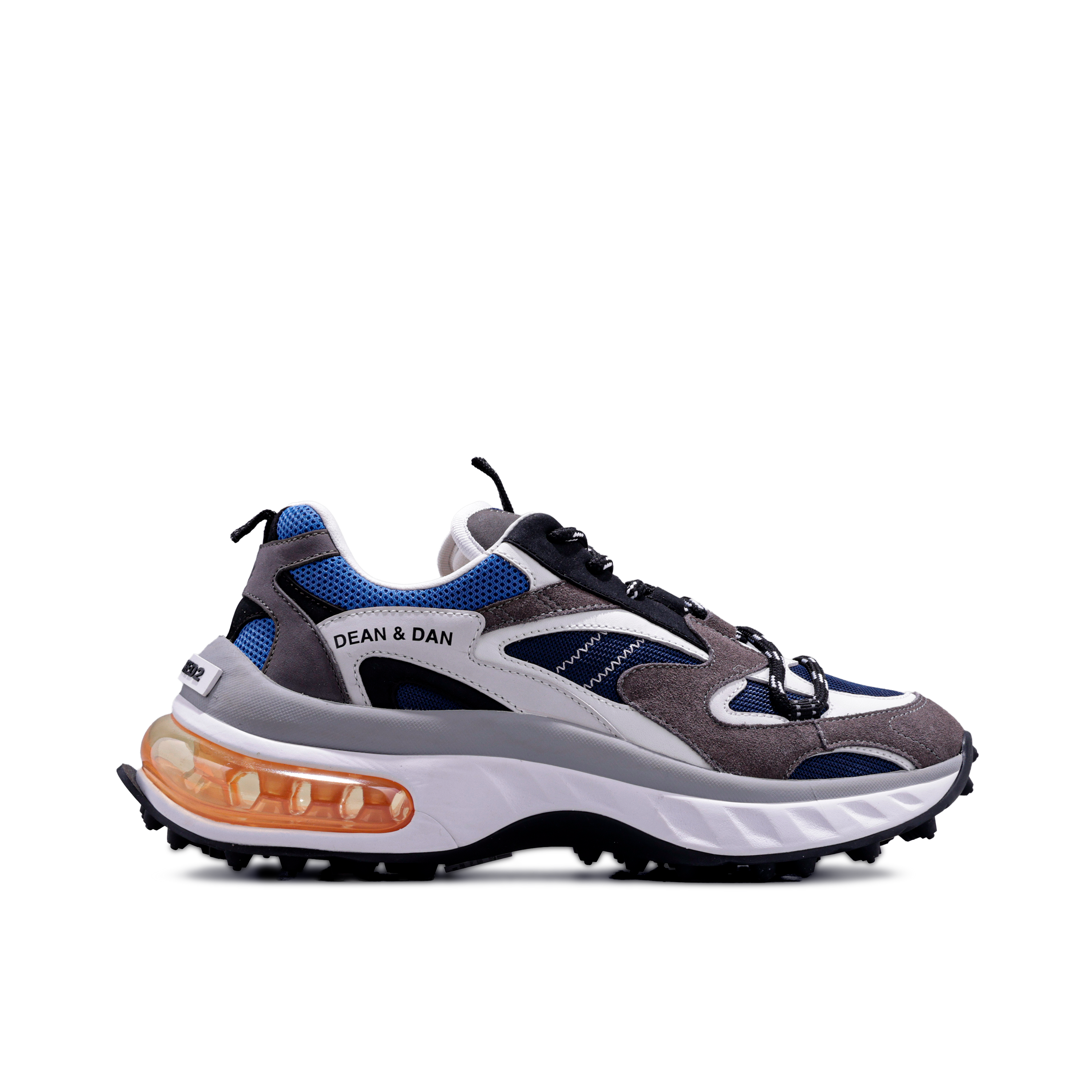 Sneakers Grices Azul Dsquared2 Bubble