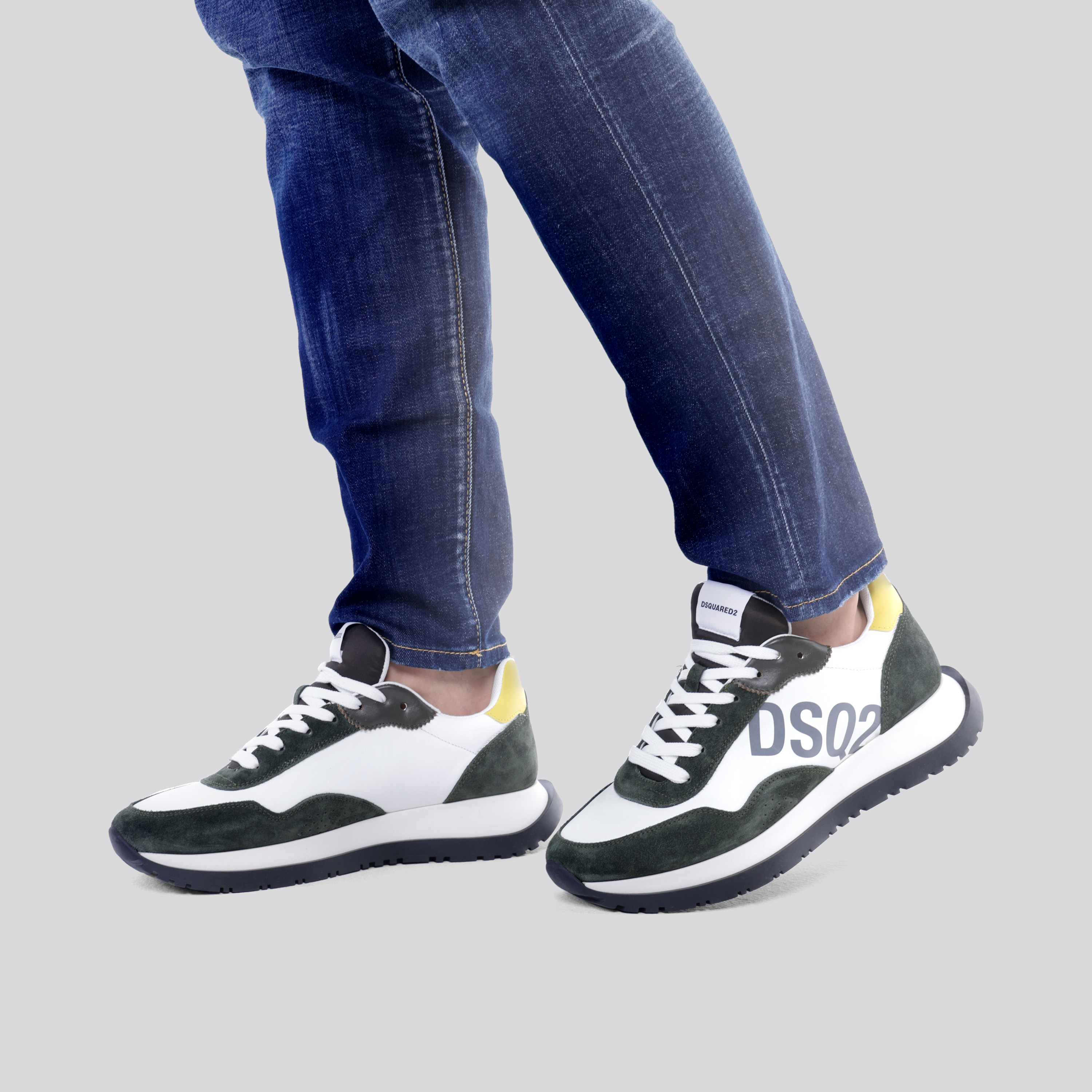 Sneakers Verde Dsquared2 DSQ2 Print