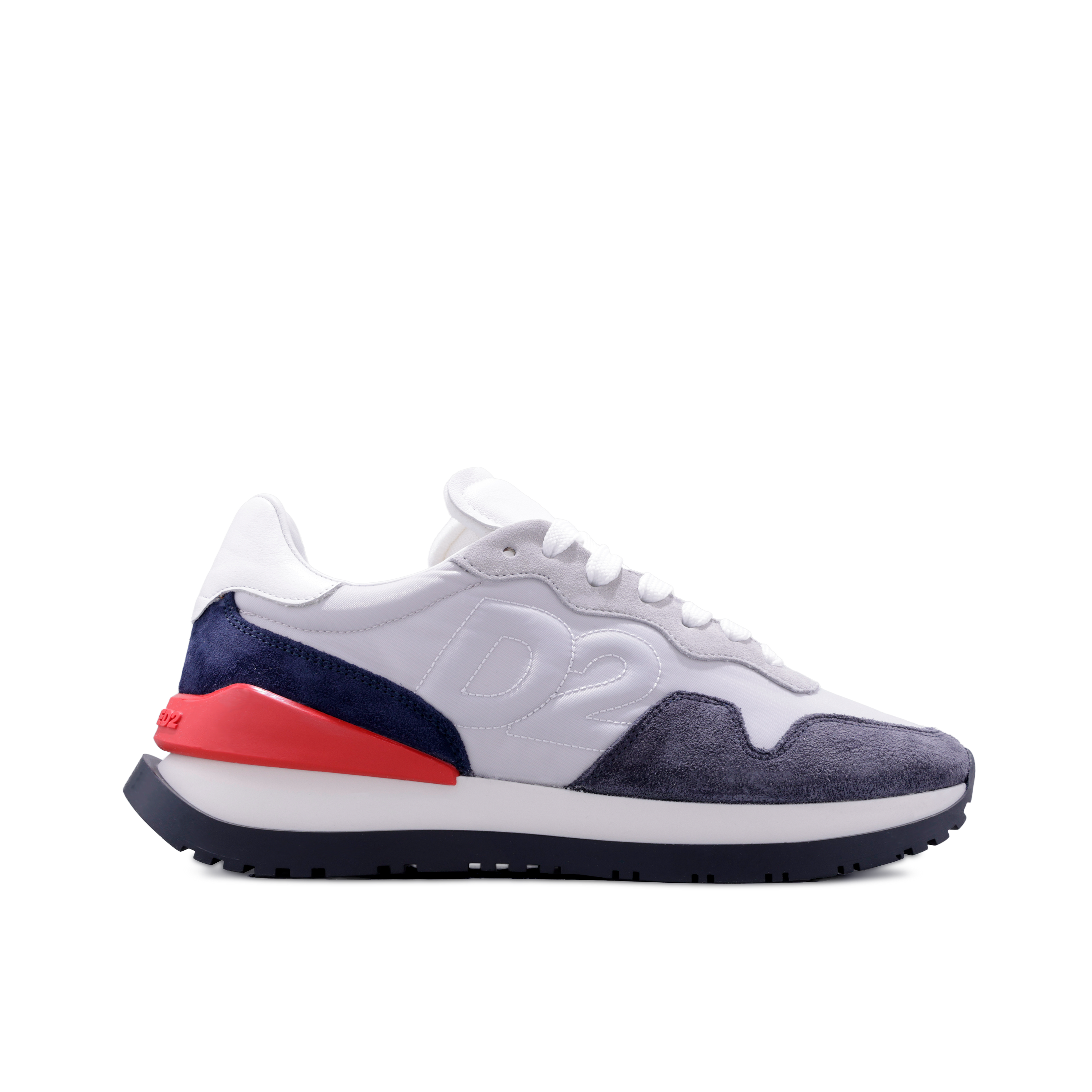 Sneakers Grices Rojo Dsquared2 Runner