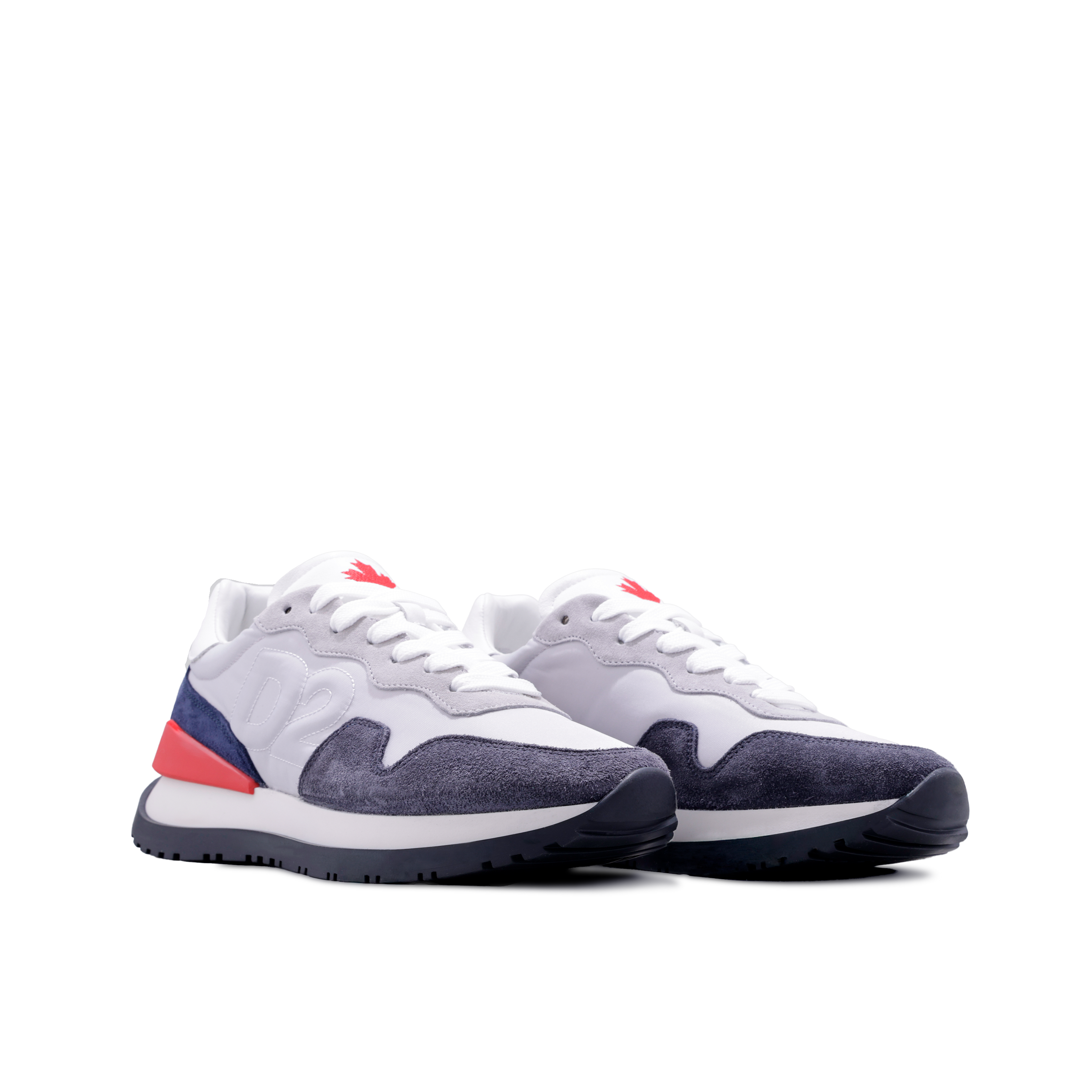Sneakers Grices Rojo Dsquared2 Runner