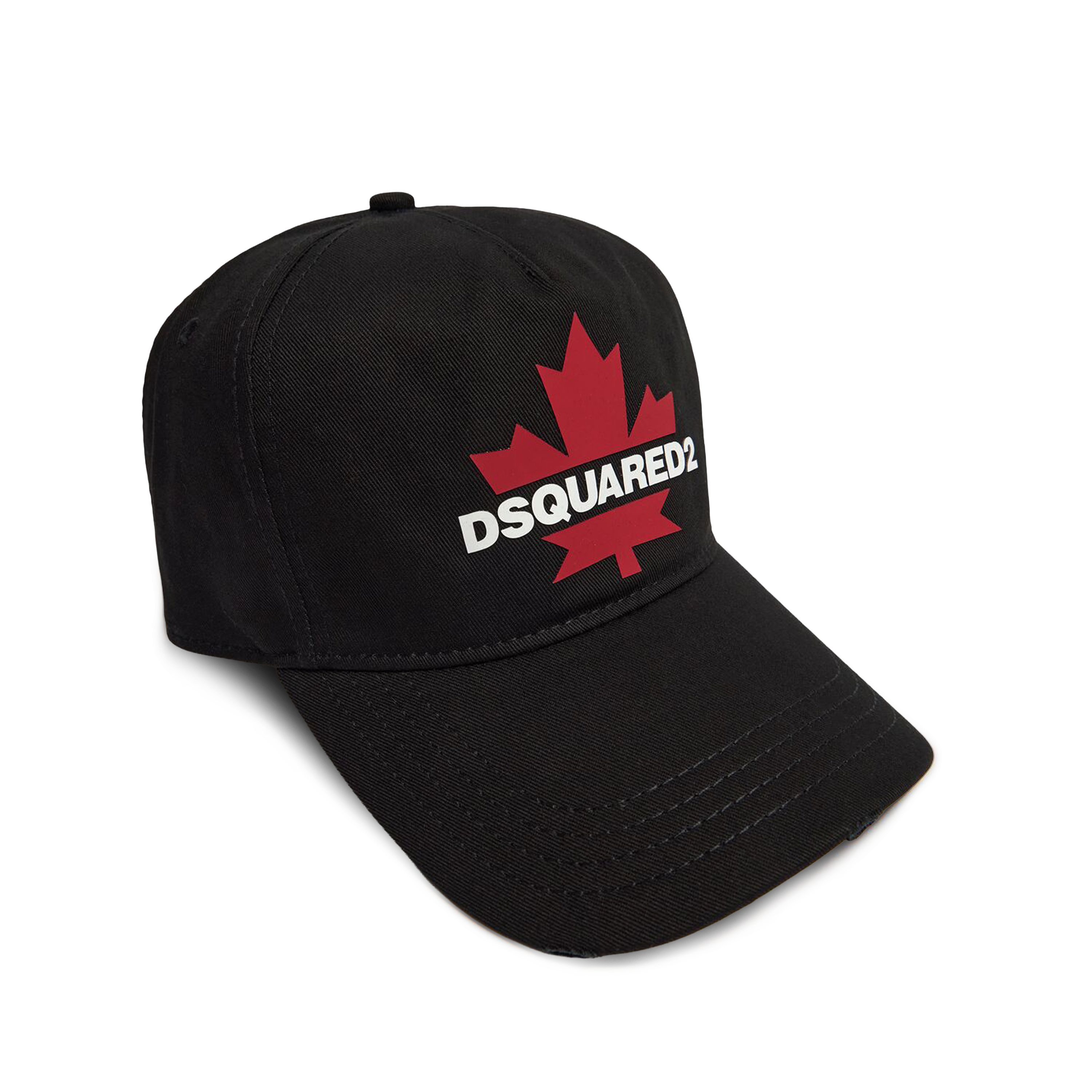 Gorra Negra Dsquared2 Leaf