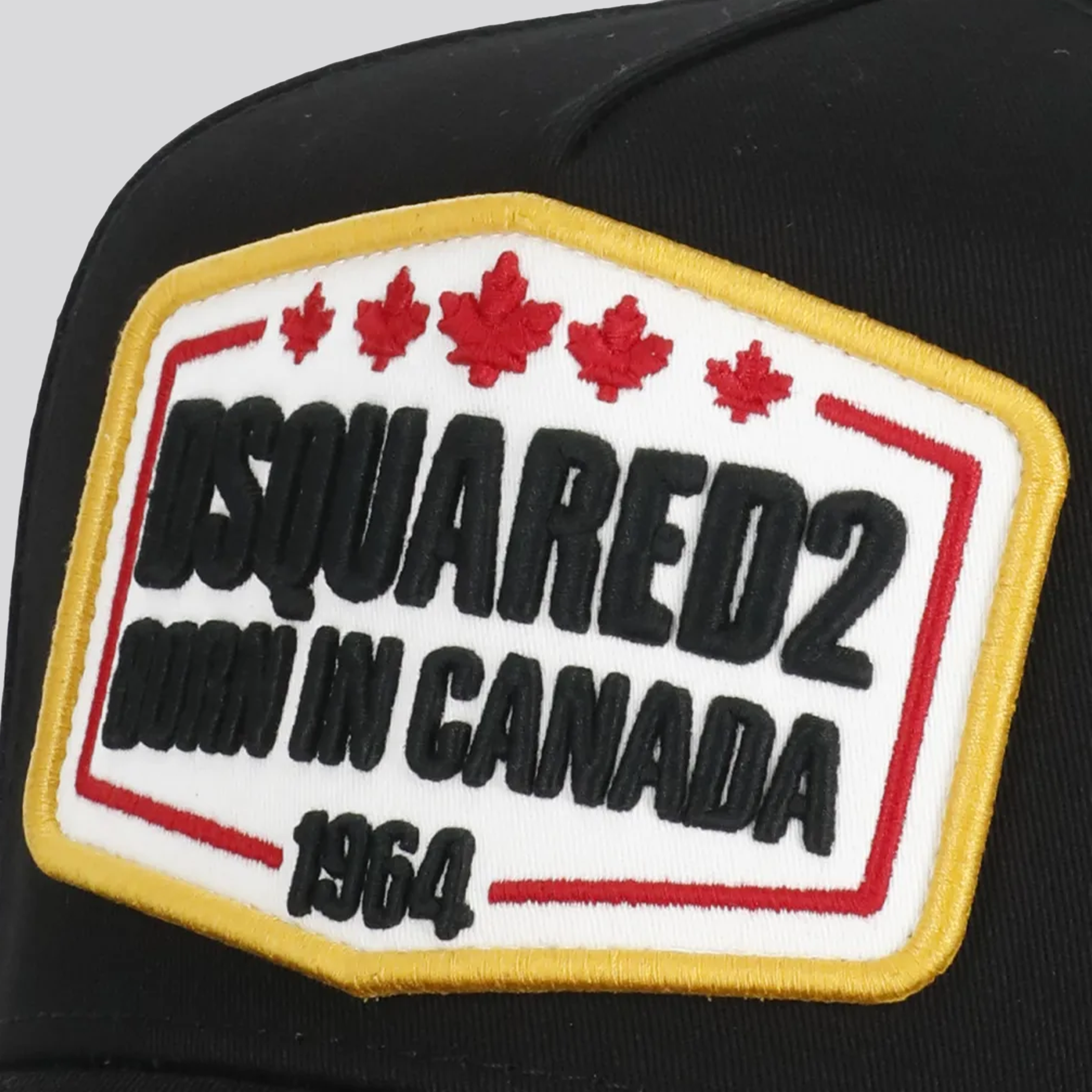 Gorra Negra Dsquared2 Leafs