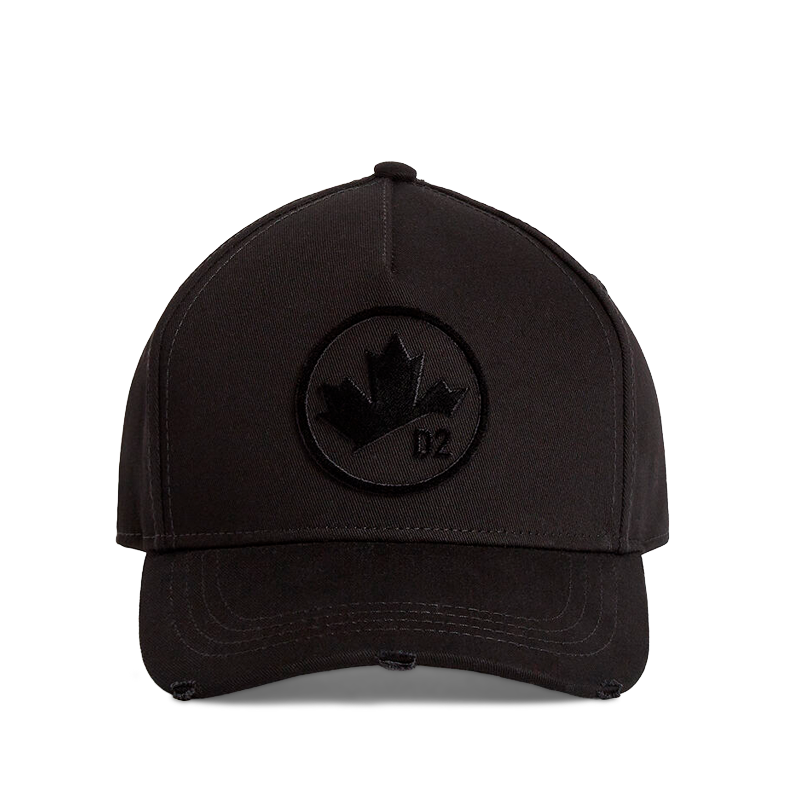 Gorra Negra Dsquared2 Leaf Logo