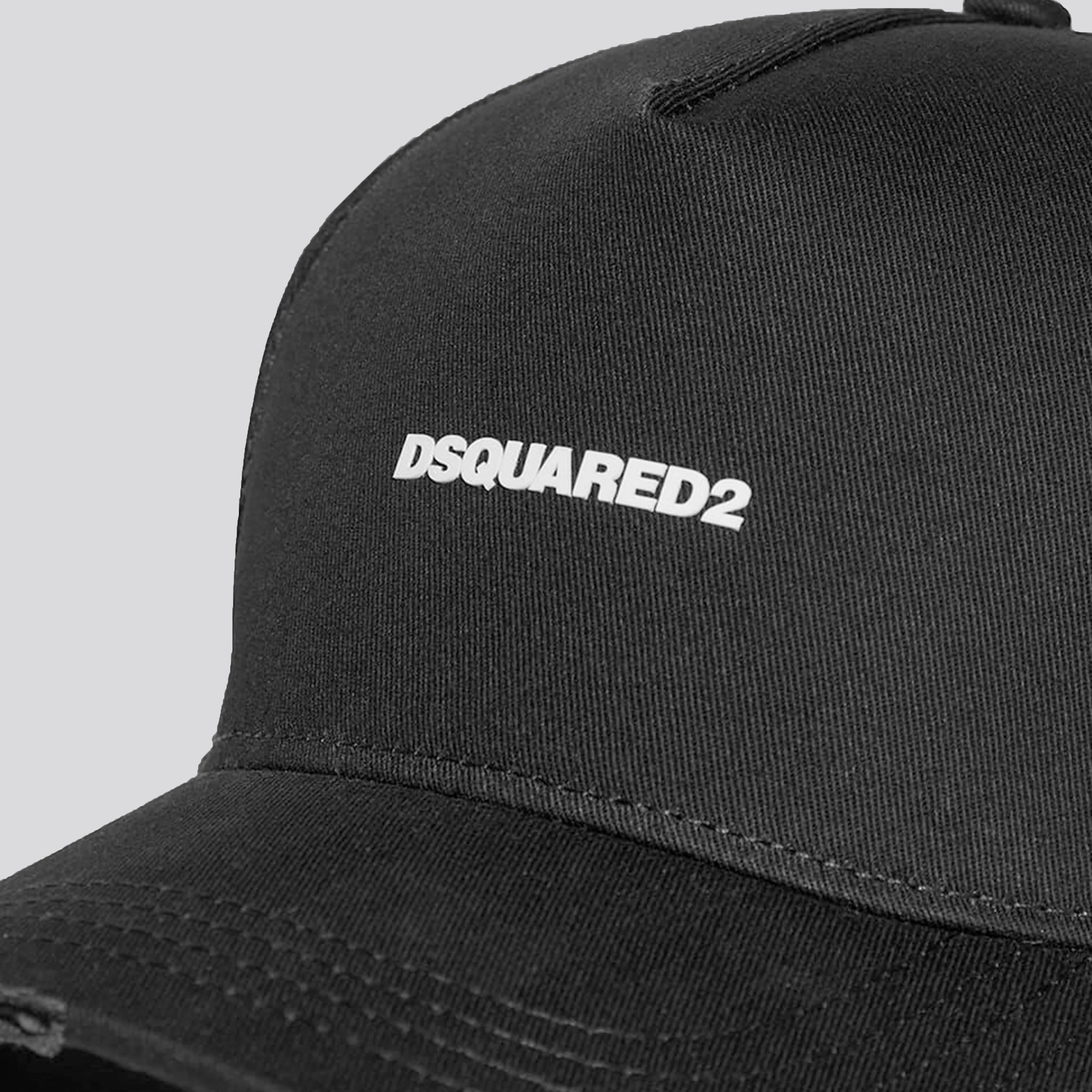 Gorra Negra Dsquared2 Logo