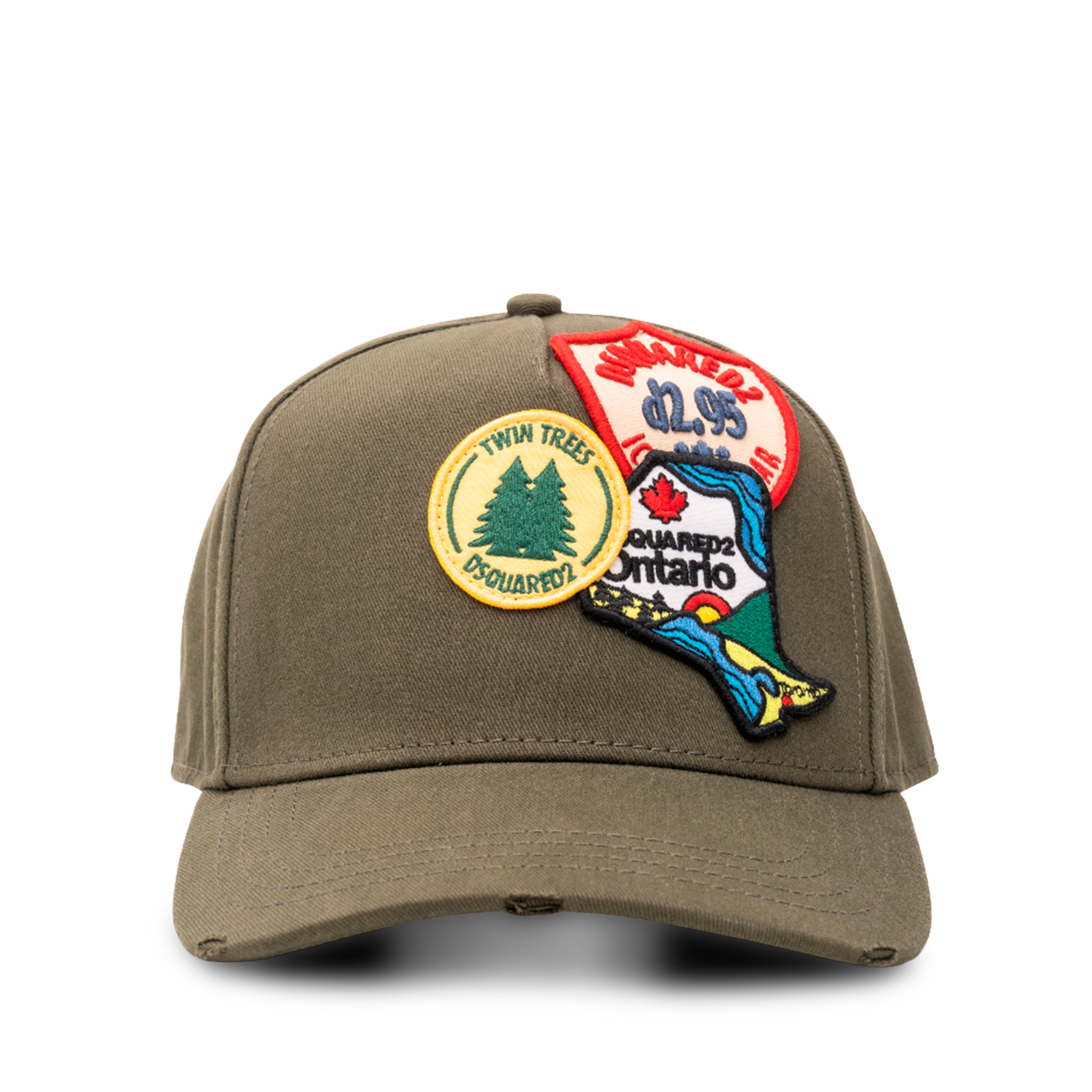 Gorra Verde Dsquared2 Twin Trees