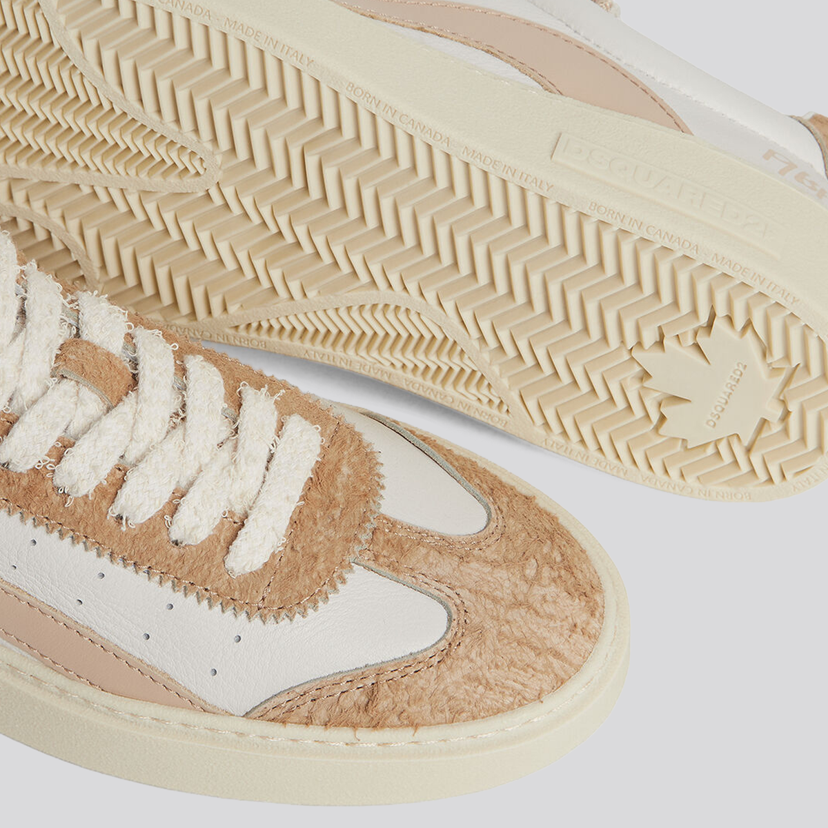 Sneakers Beige Dsquared2 Rider