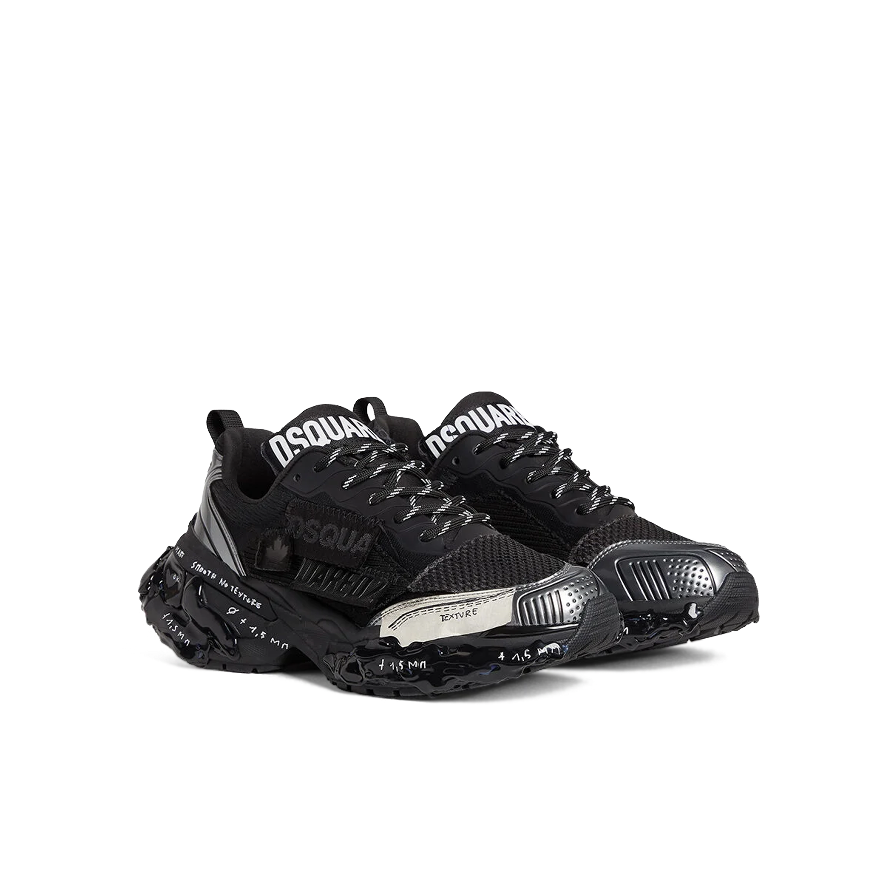 Sneakers Negros Dsquared2 Faster