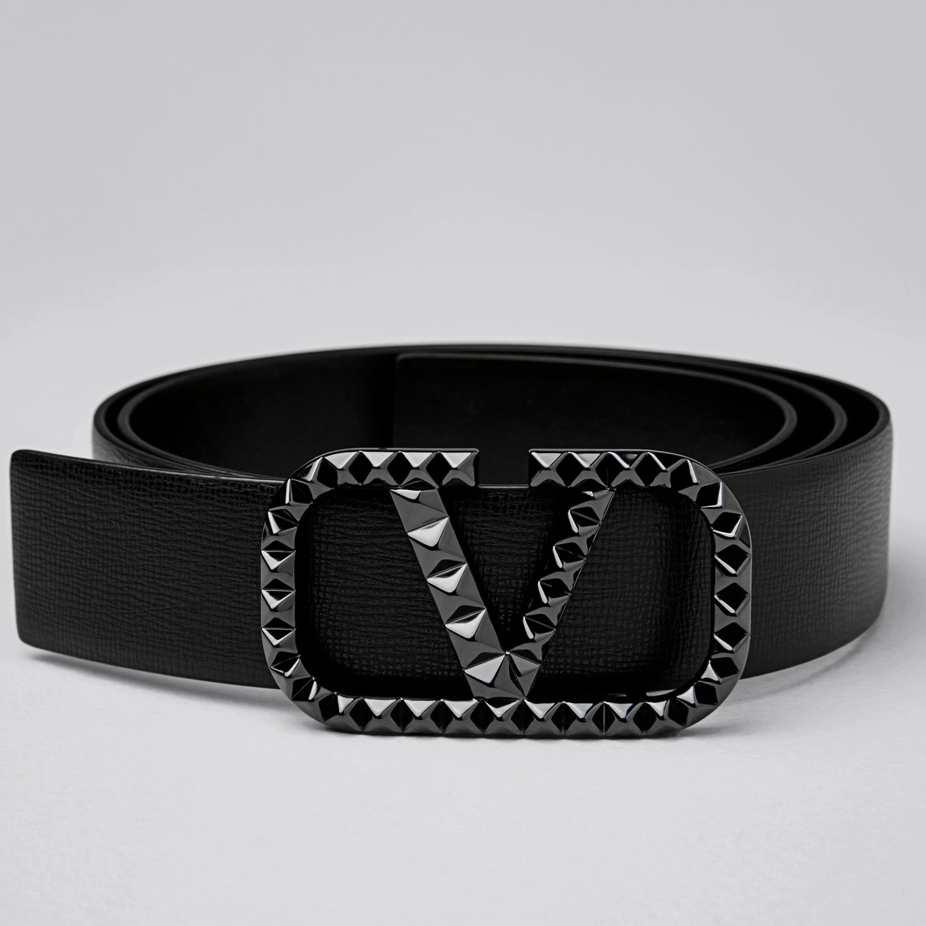Cinturón Negro Valentino Multi Studs