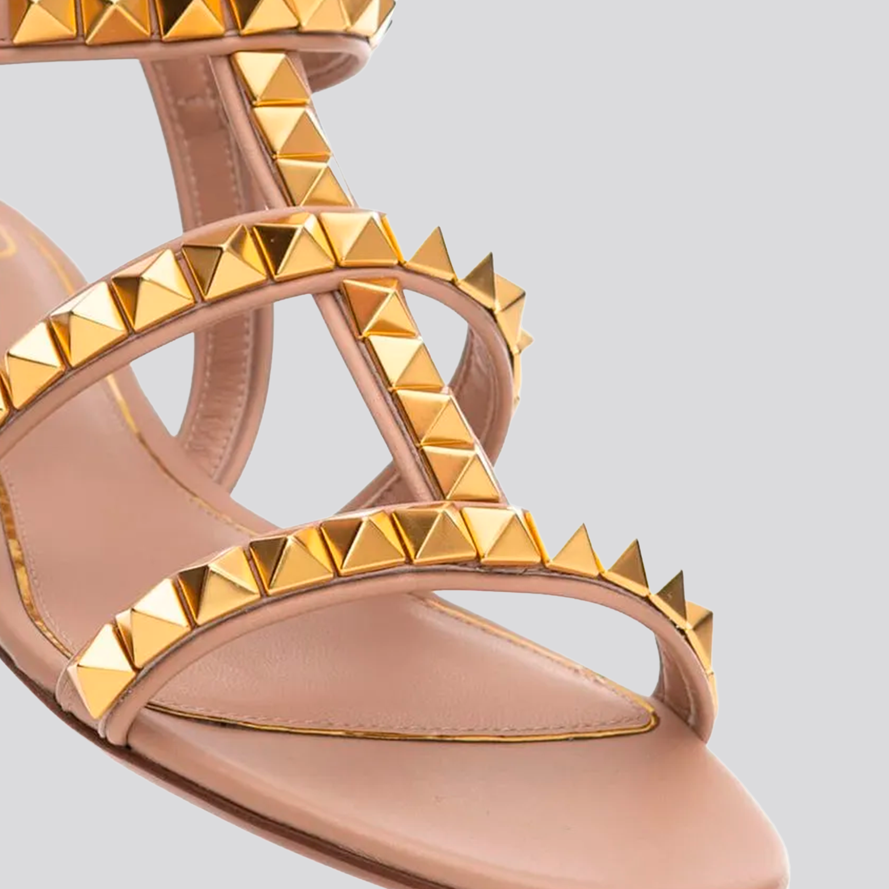Sandalias Camel Valentino Multistuds