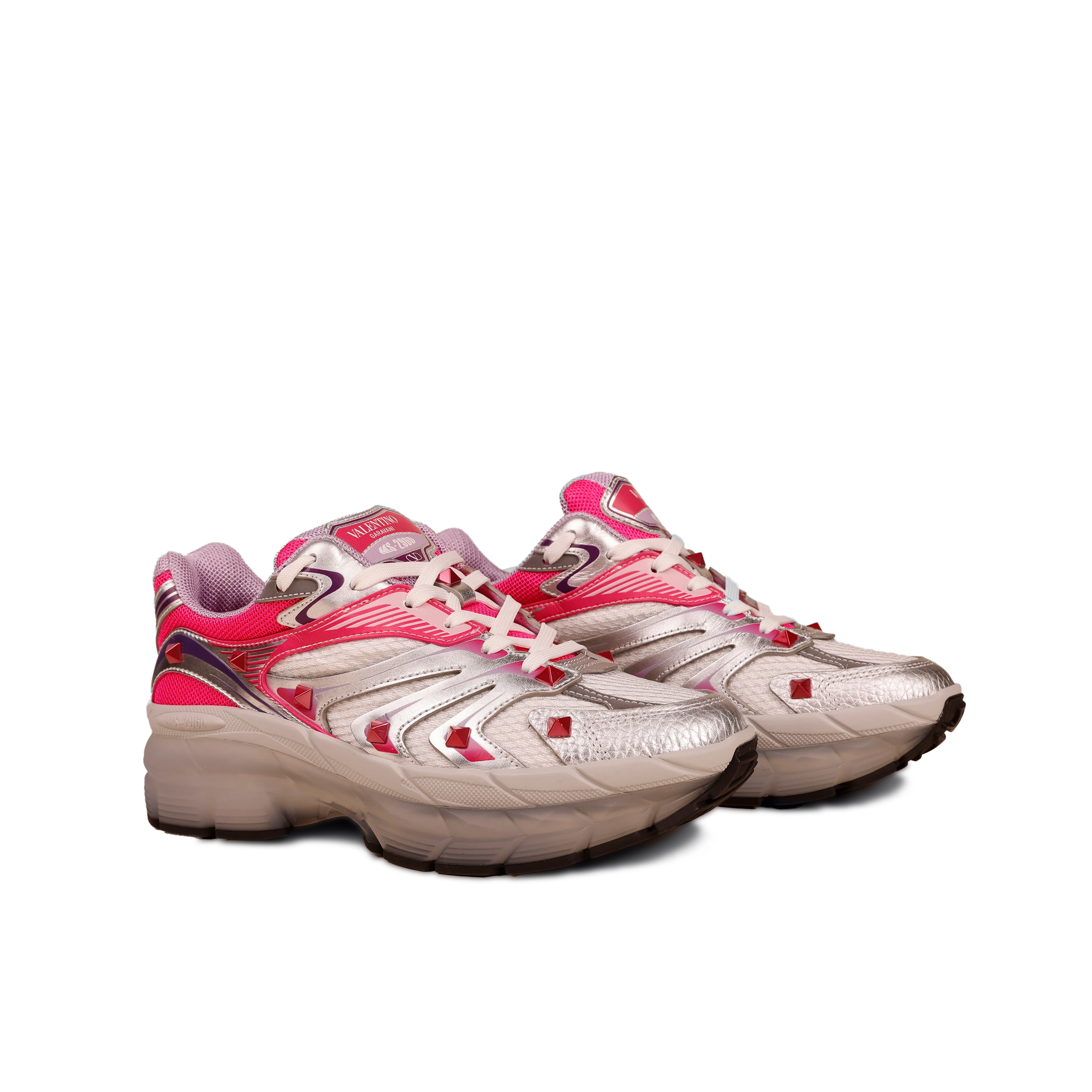 Sneakers Fuchsia Valentino MS- 2960 Rockstuds