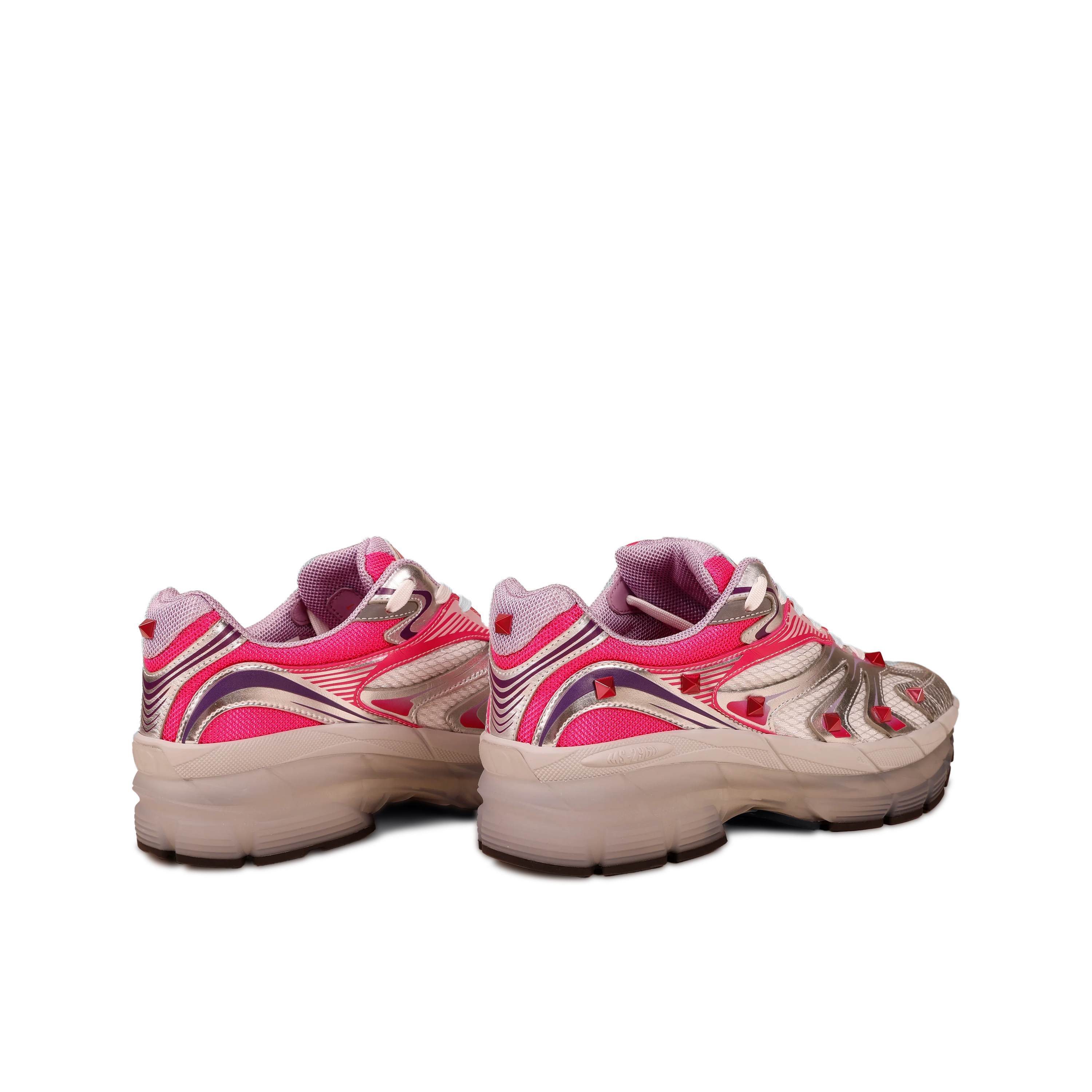 Sneakers Fuchsia Valentino MS- 2960 Rockstuds
