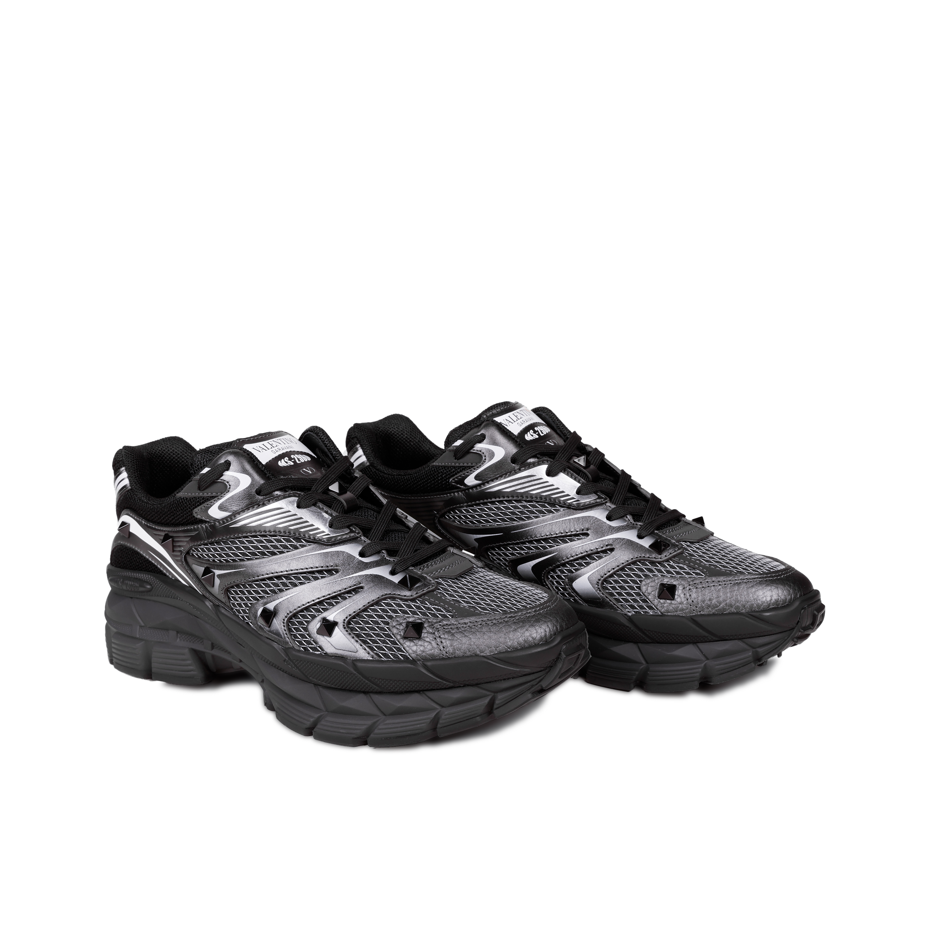Sneakers Negro/Silver Valentino Ms-2960