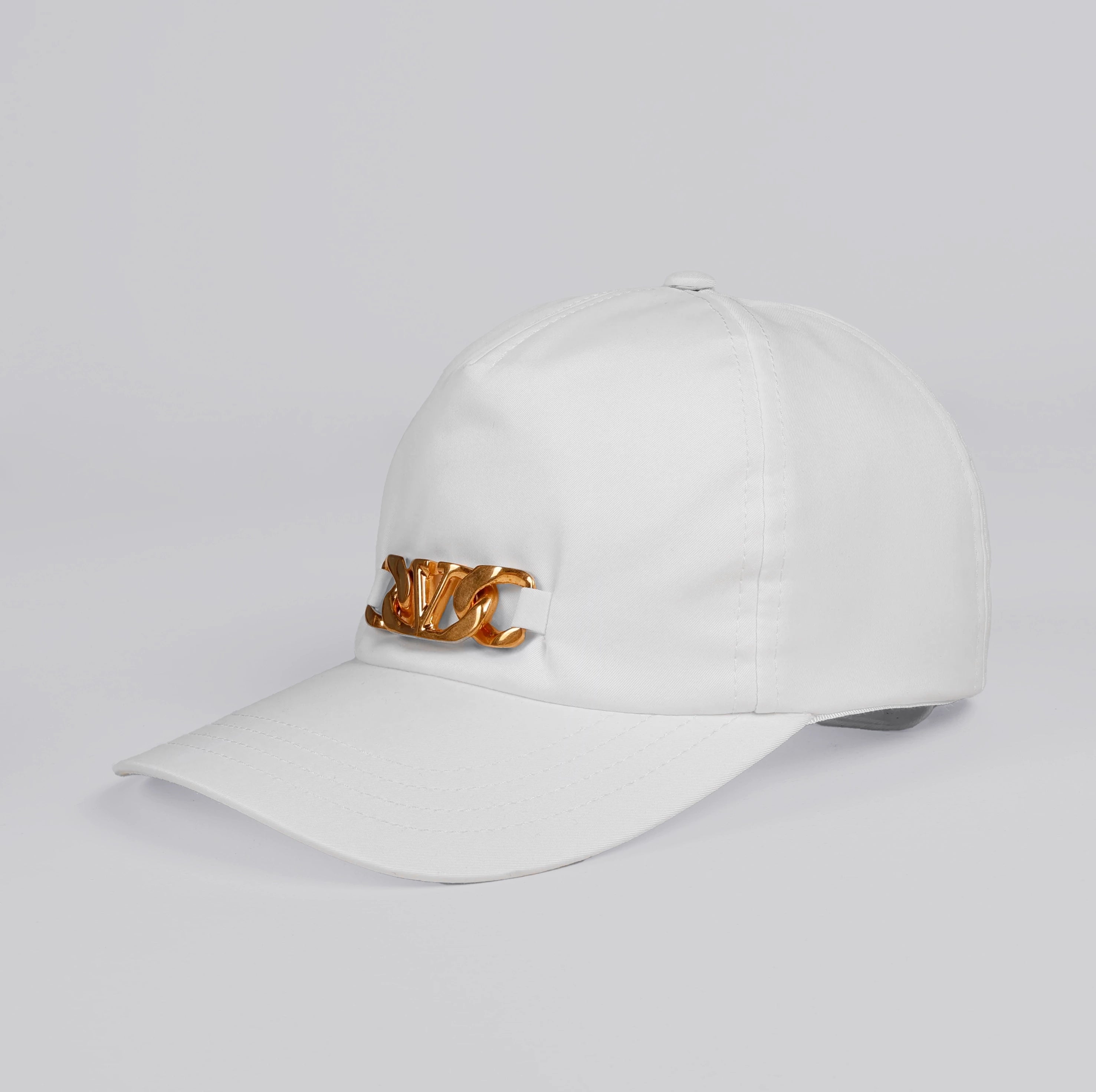 Gorra Blanca Valentino Vlogo