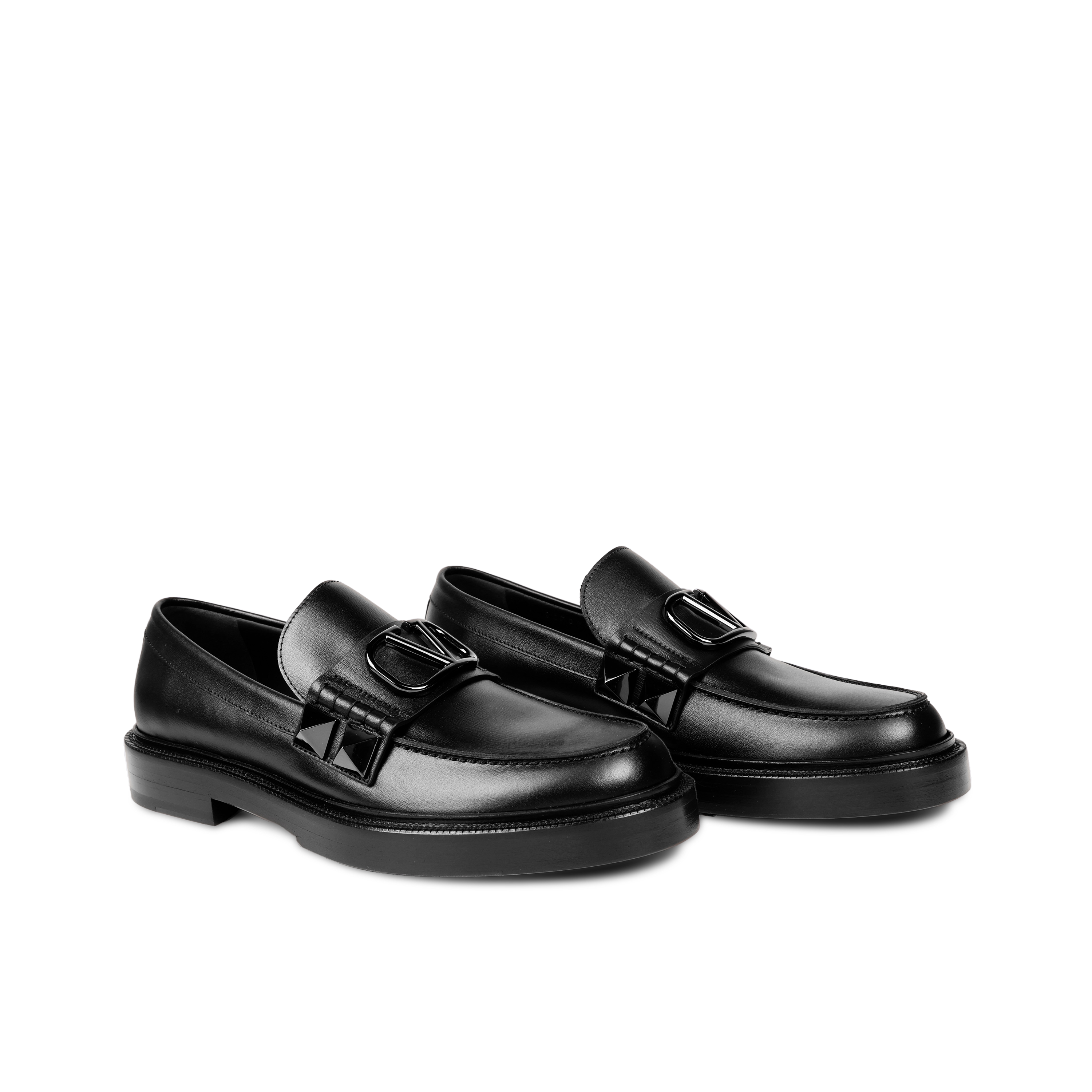 Mocasines Negros Valentino Vlogo