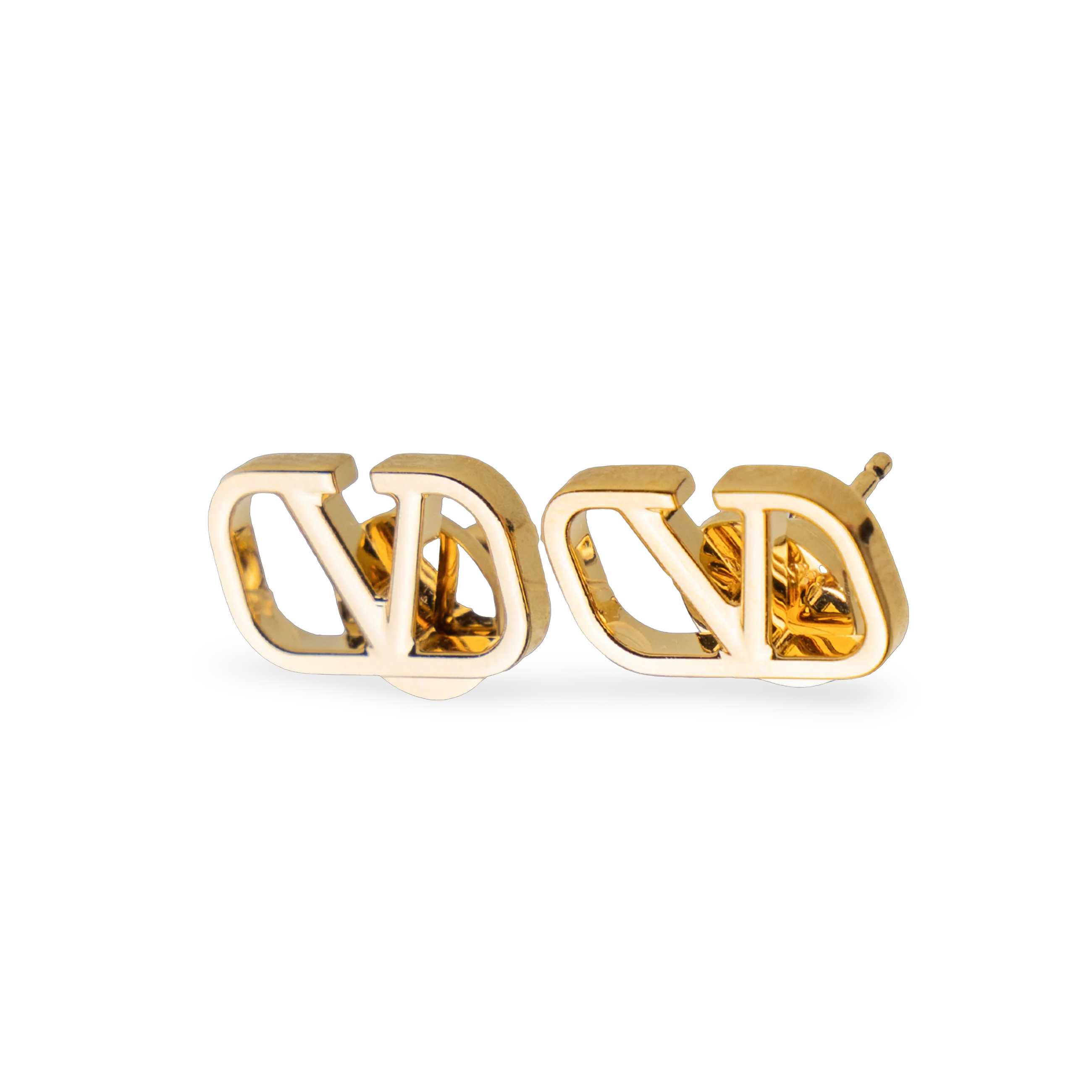 Aretes Dorados Valentino Vlogo 15 mm