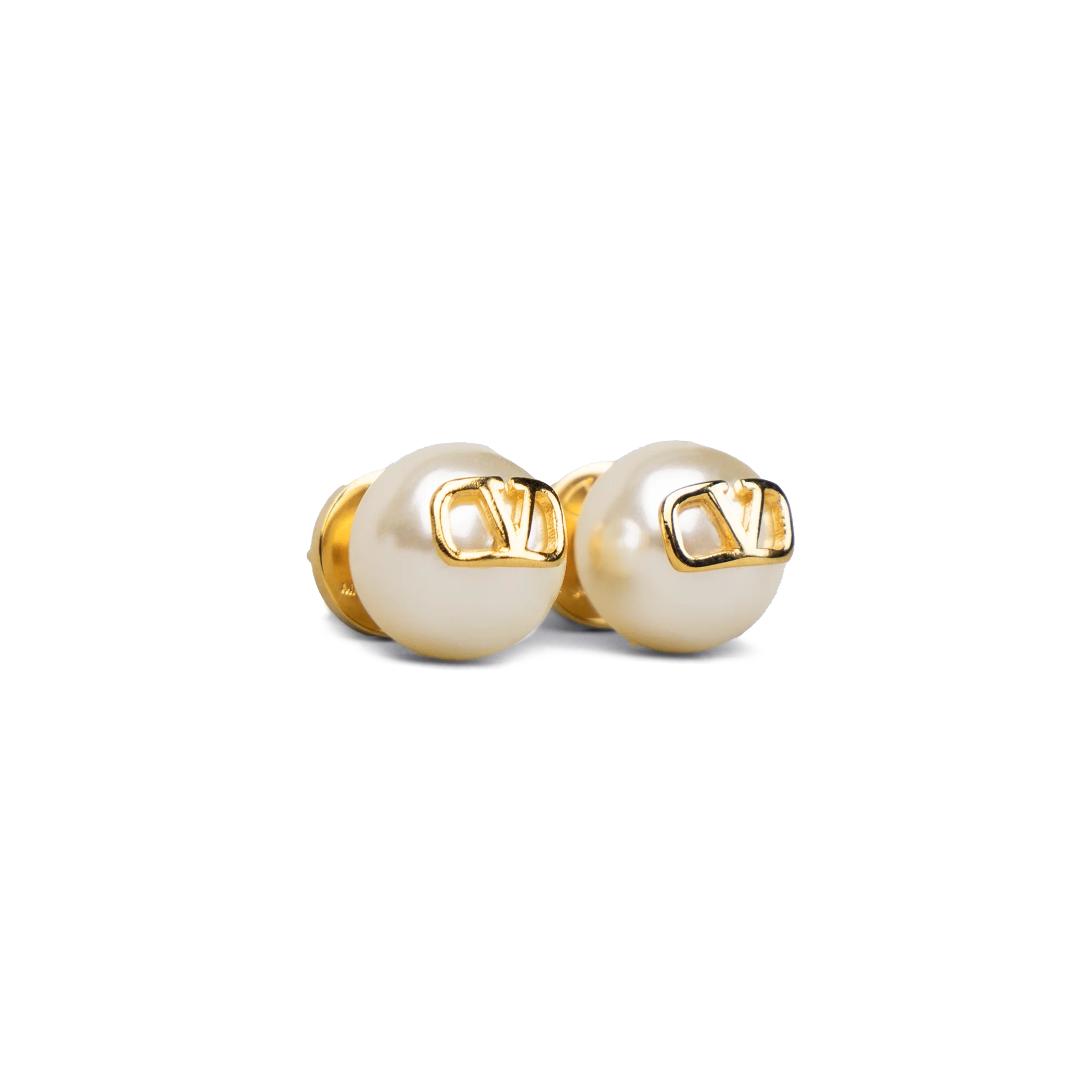 Aretes Crema Valentino Vlogo 10 mm
