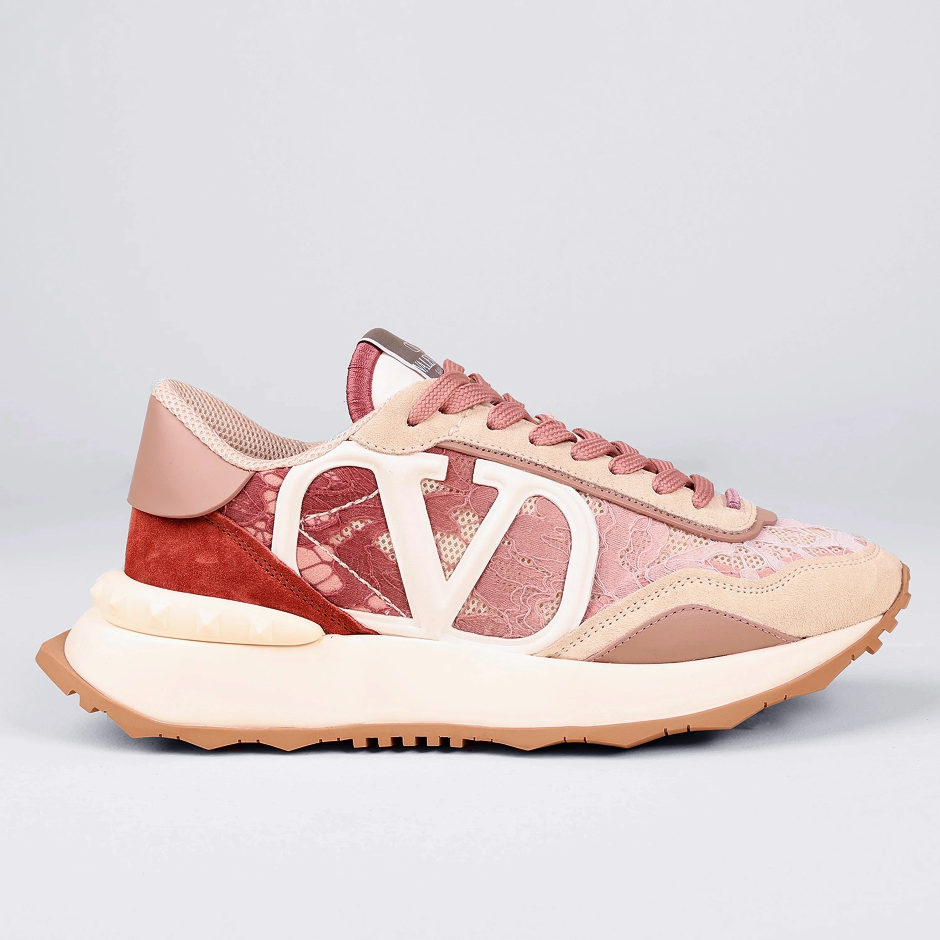 Sneakers Rose Valentino Vlogo Lacerunner