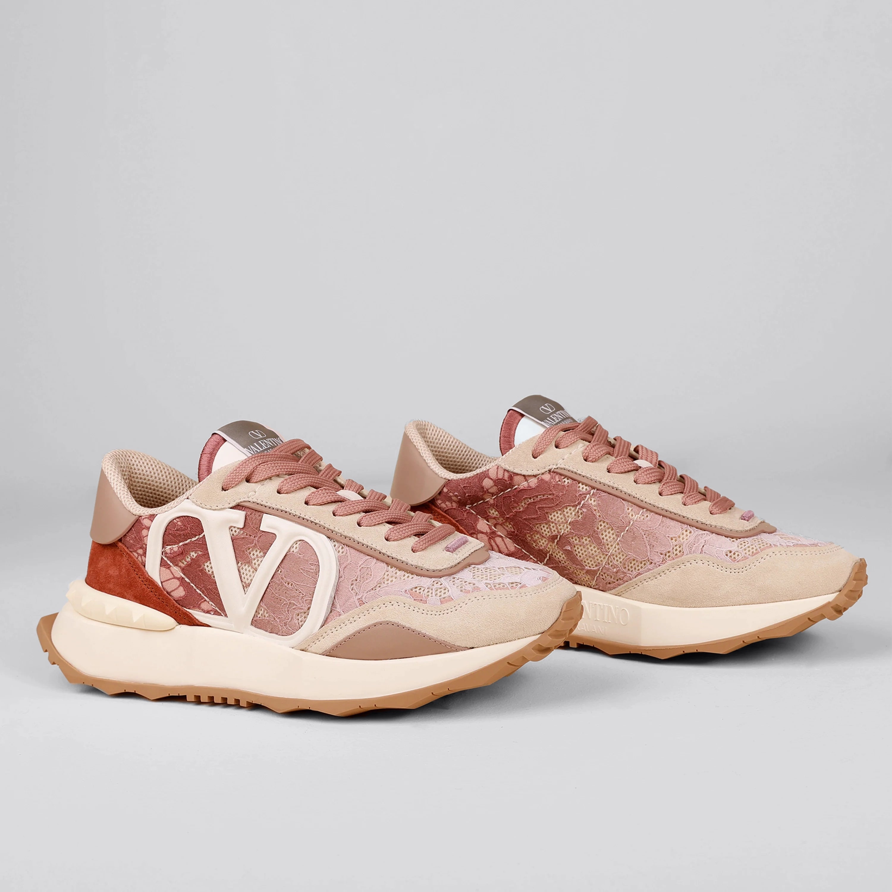 Sneakers Rose Valentino Vlogo Lacerunner