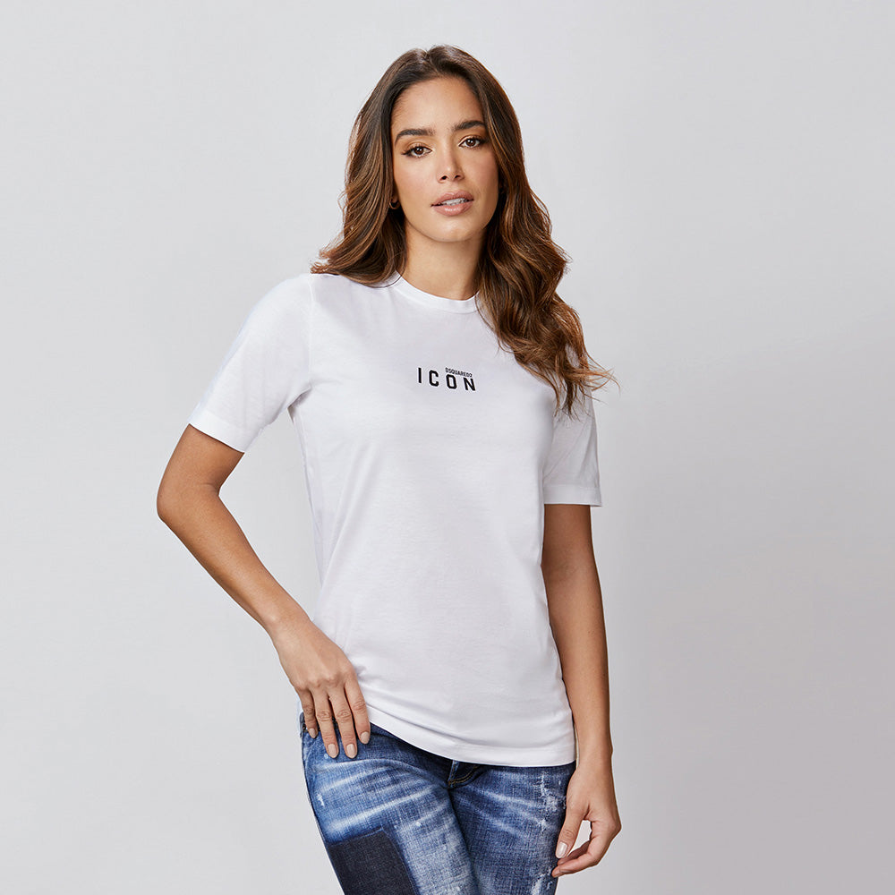 Camiseta Blanca Dsquared2 Icon Mini