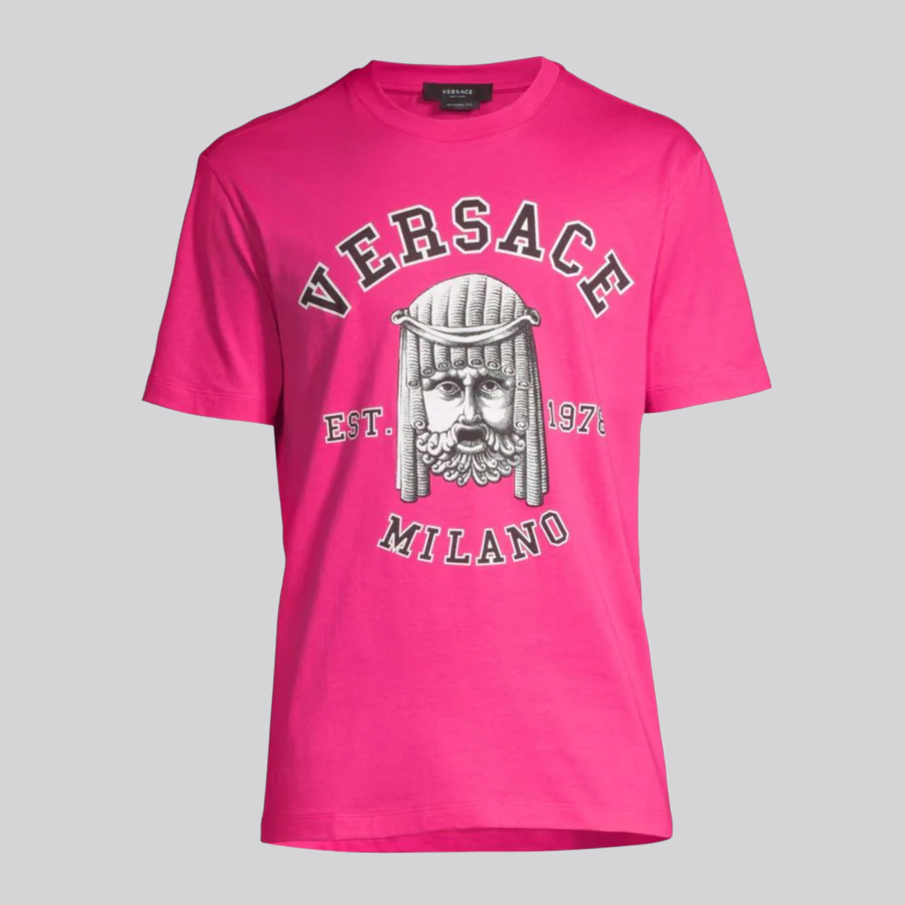 Camiseta Fucsia Versace Milano