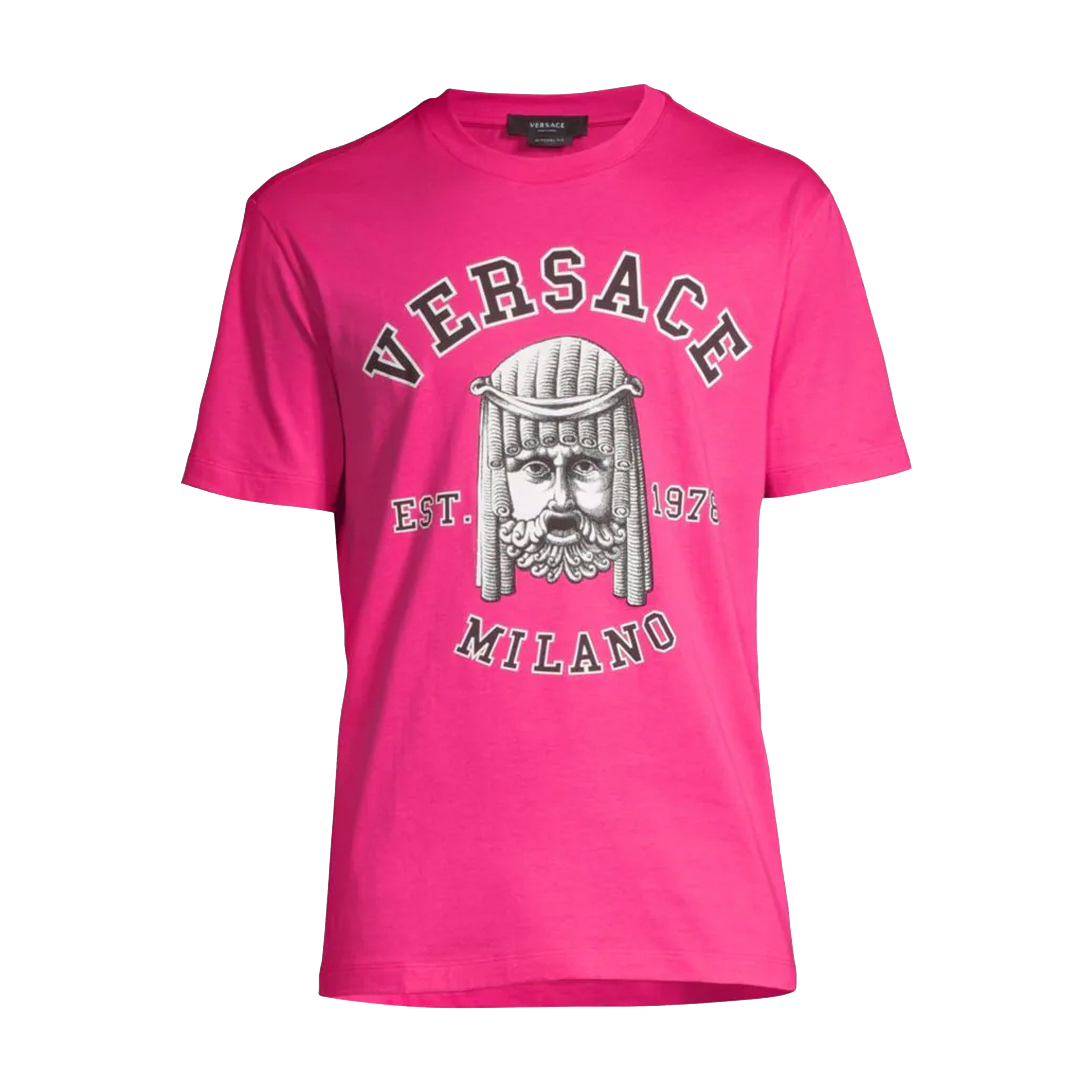 Camiseta Fucsia Versace Milano