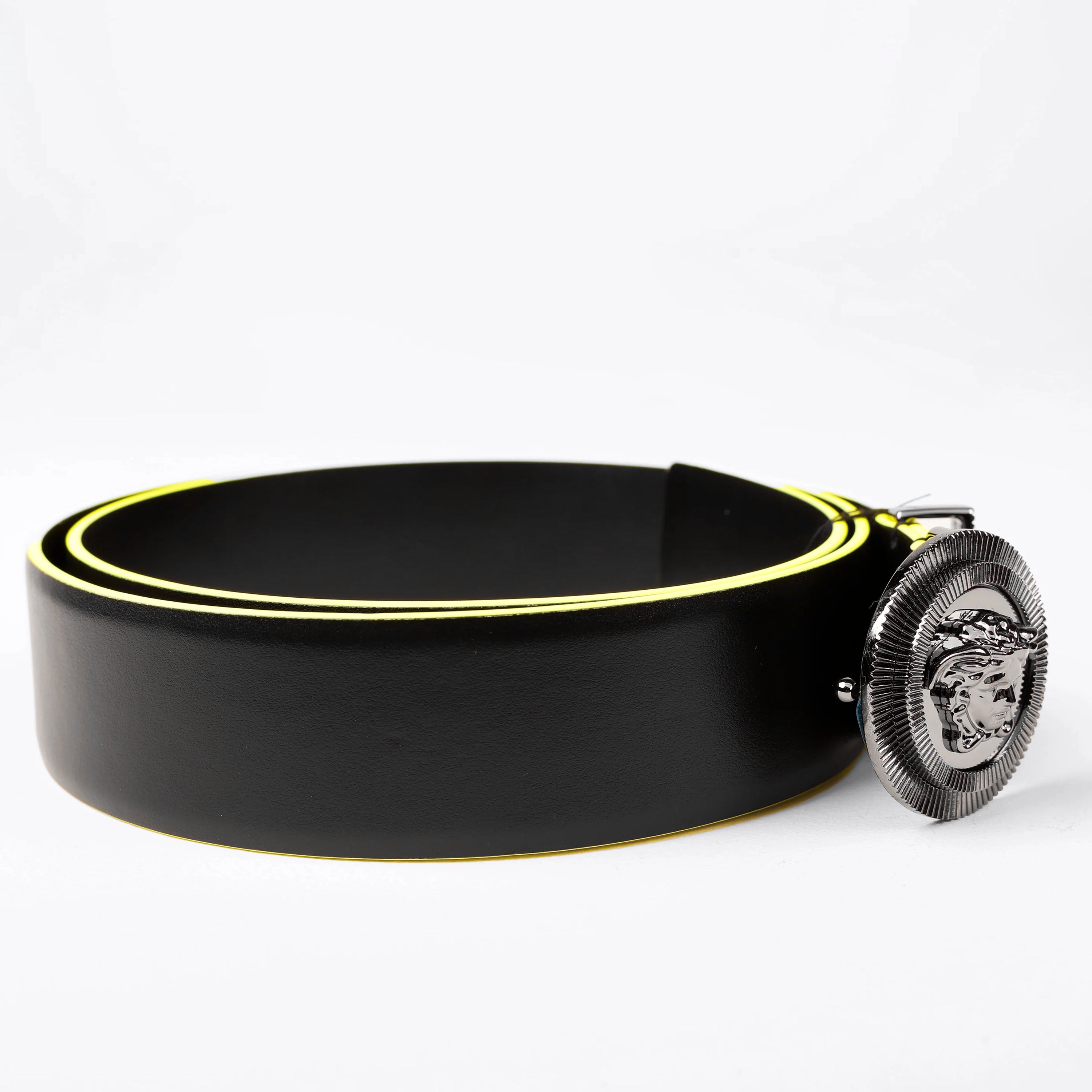 Cinturón Negro Versace Medusa