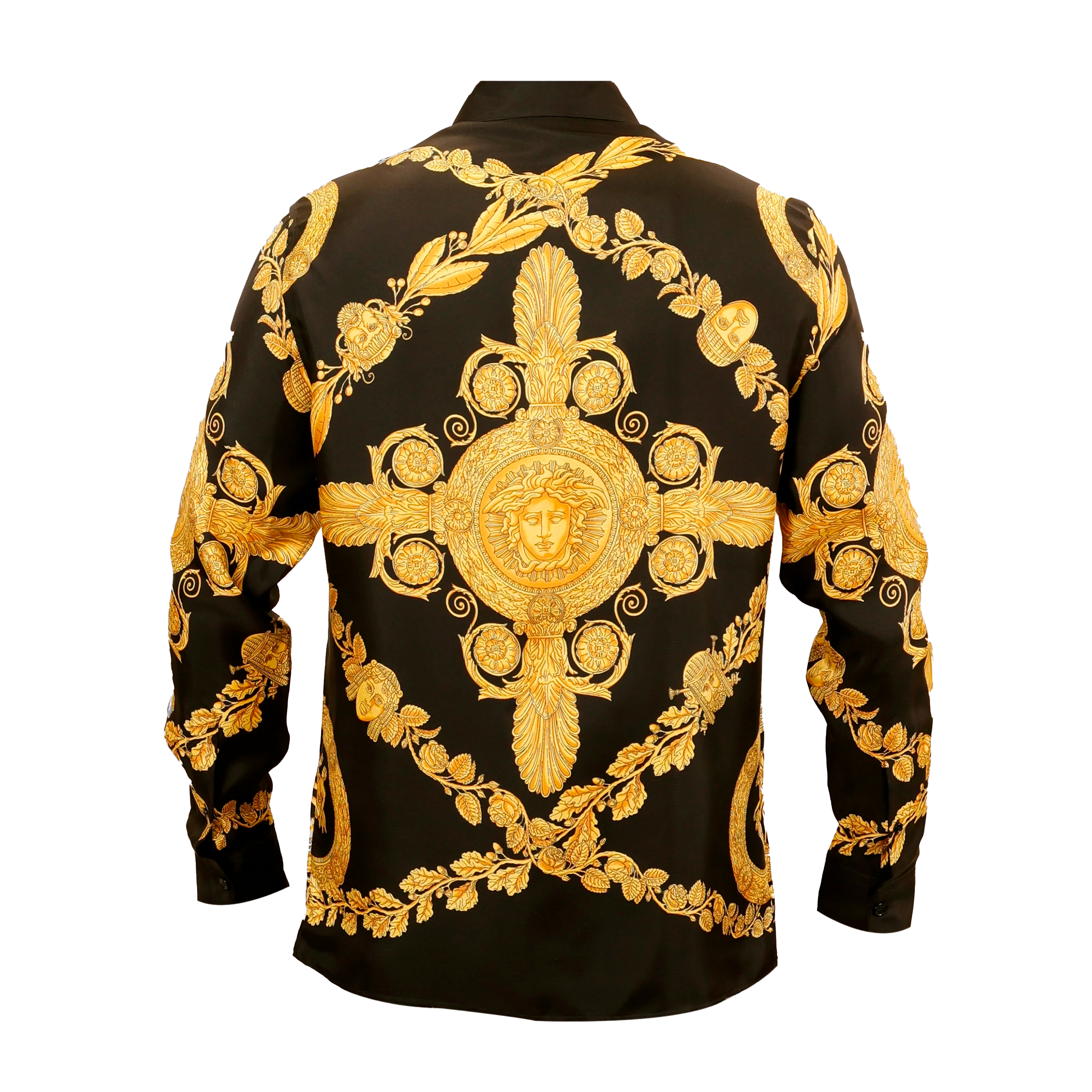 Camisa Negra Versace Baroque