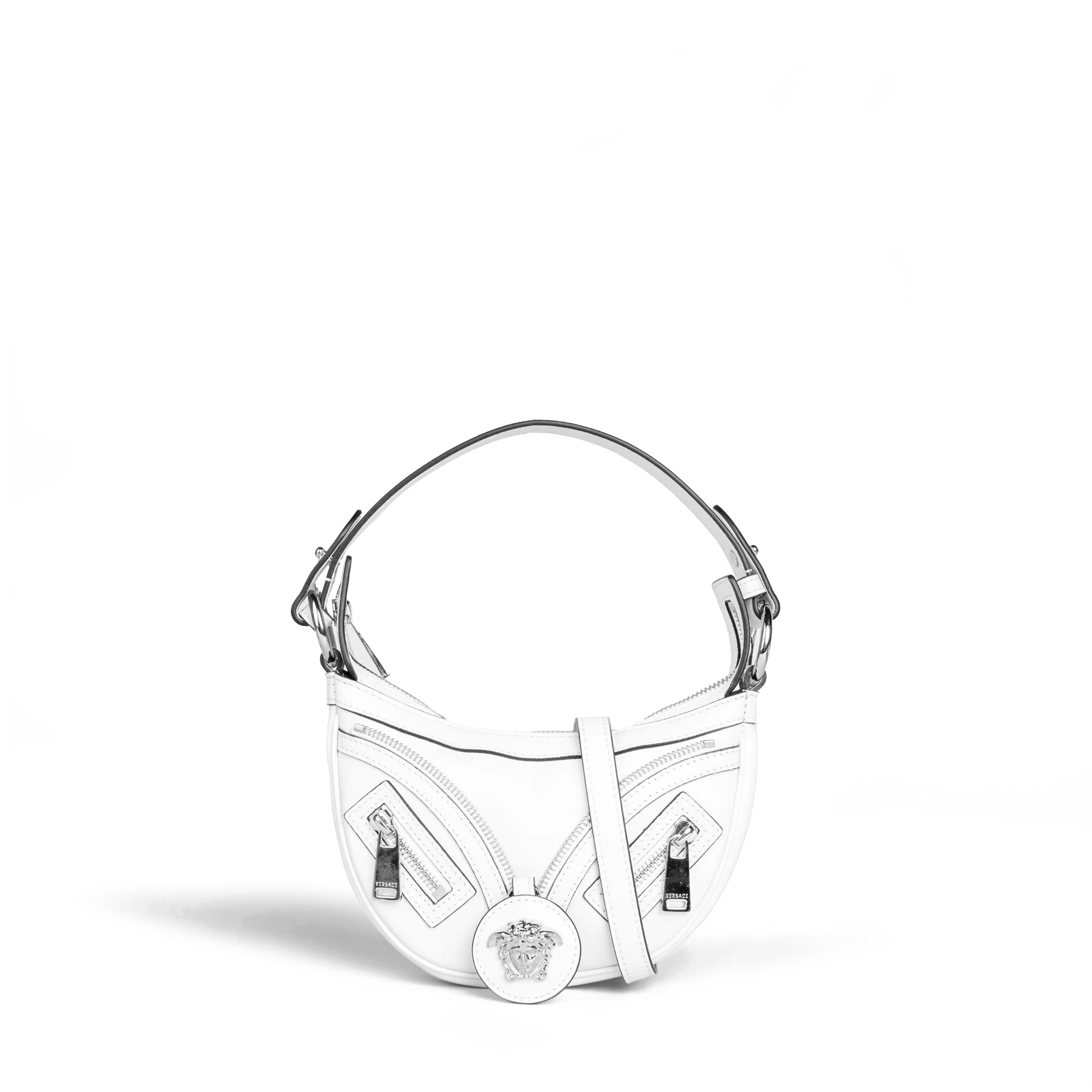 Cartera Blanca Versace Medium Repeat