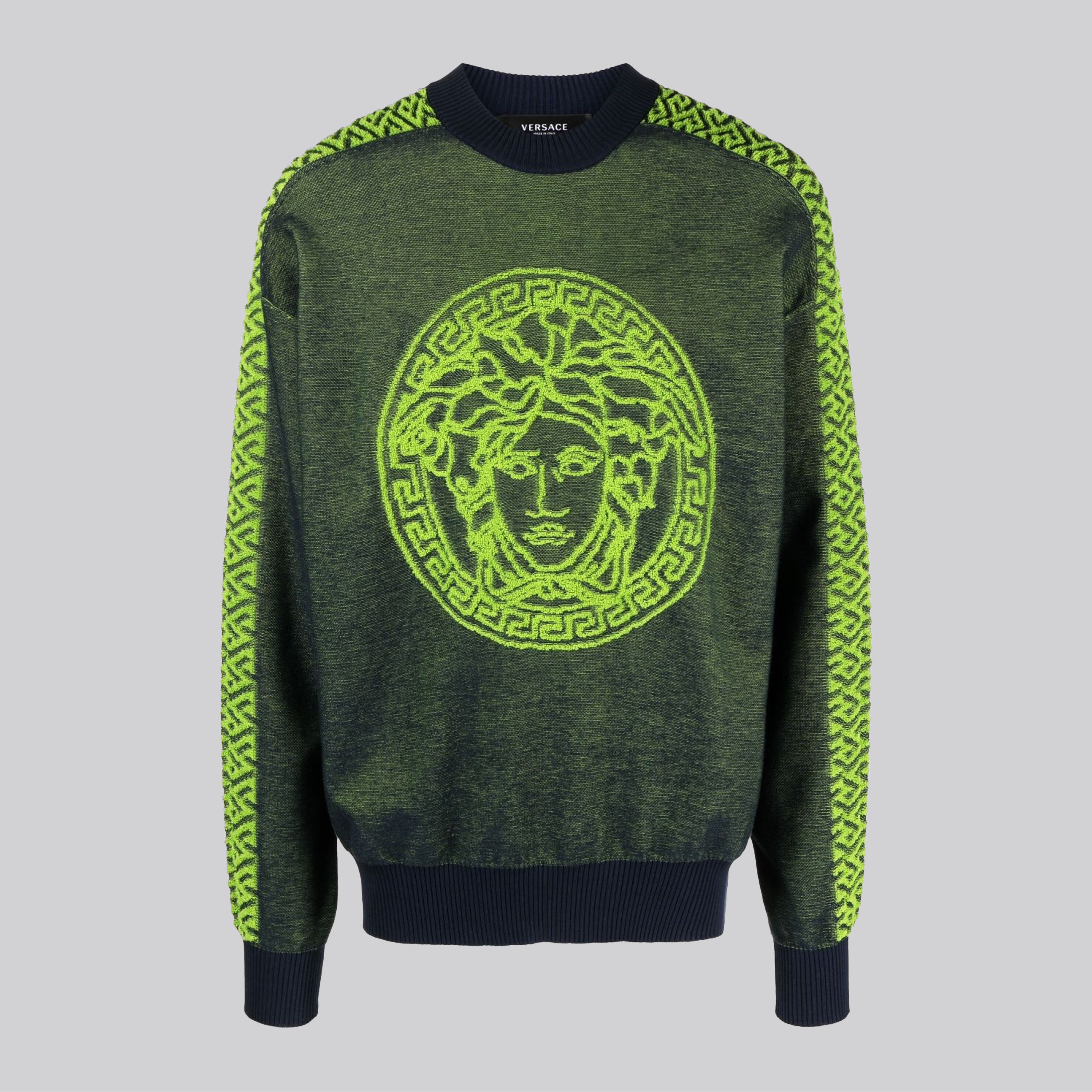 Suéter Verde Versace Medusa