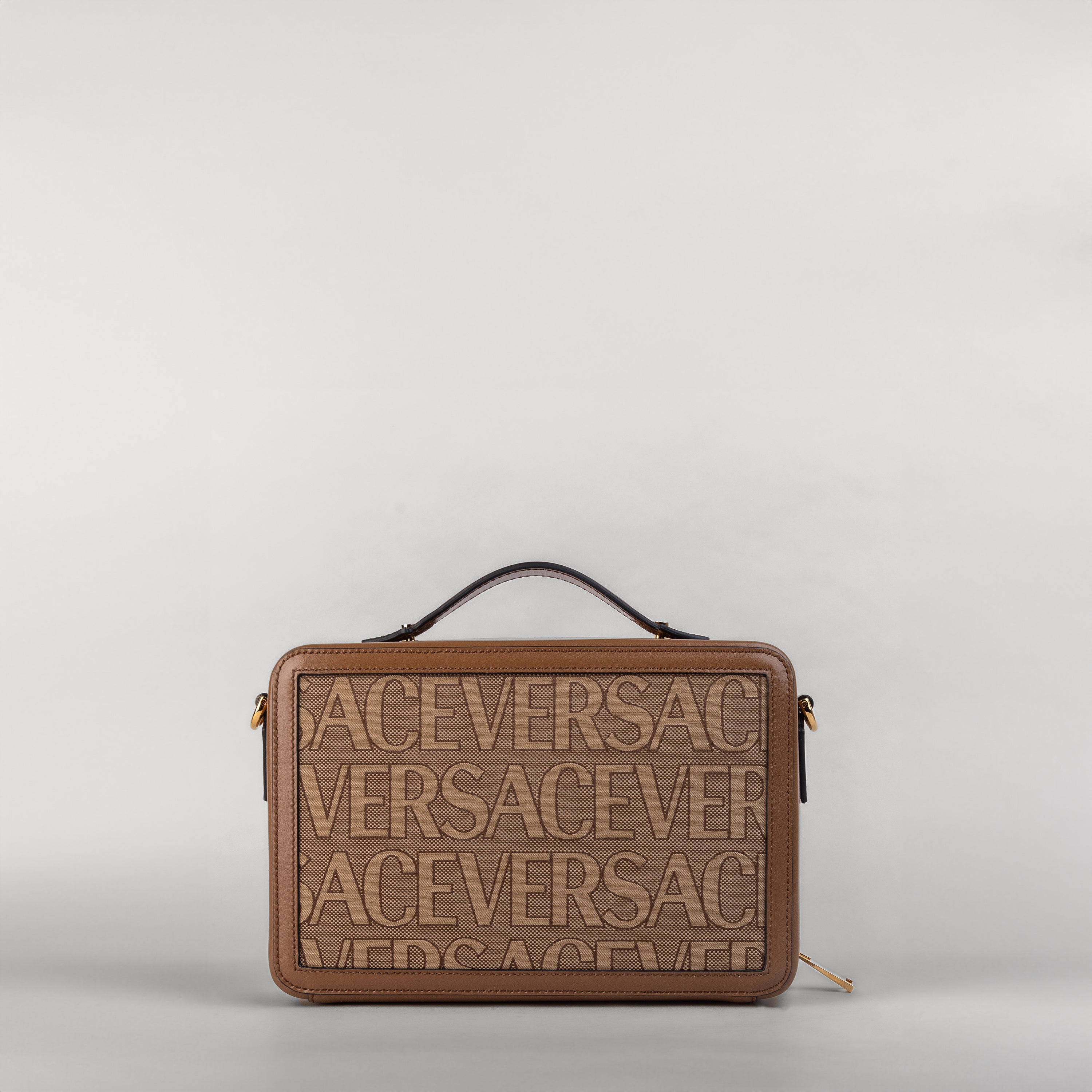 Bolso Beige Versace Allover Monogram