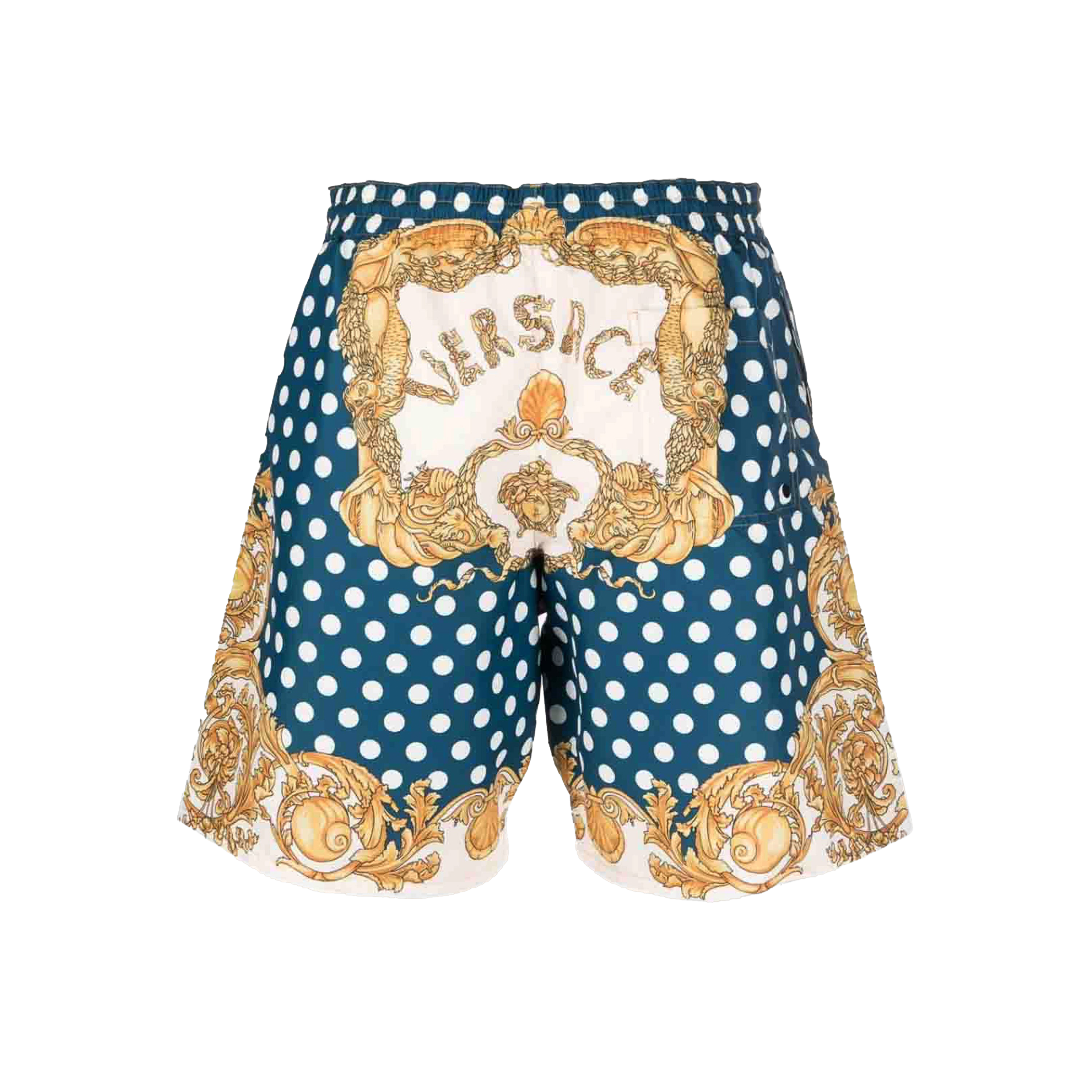 Pantaloneta Celeste Versace Seashell Baroque