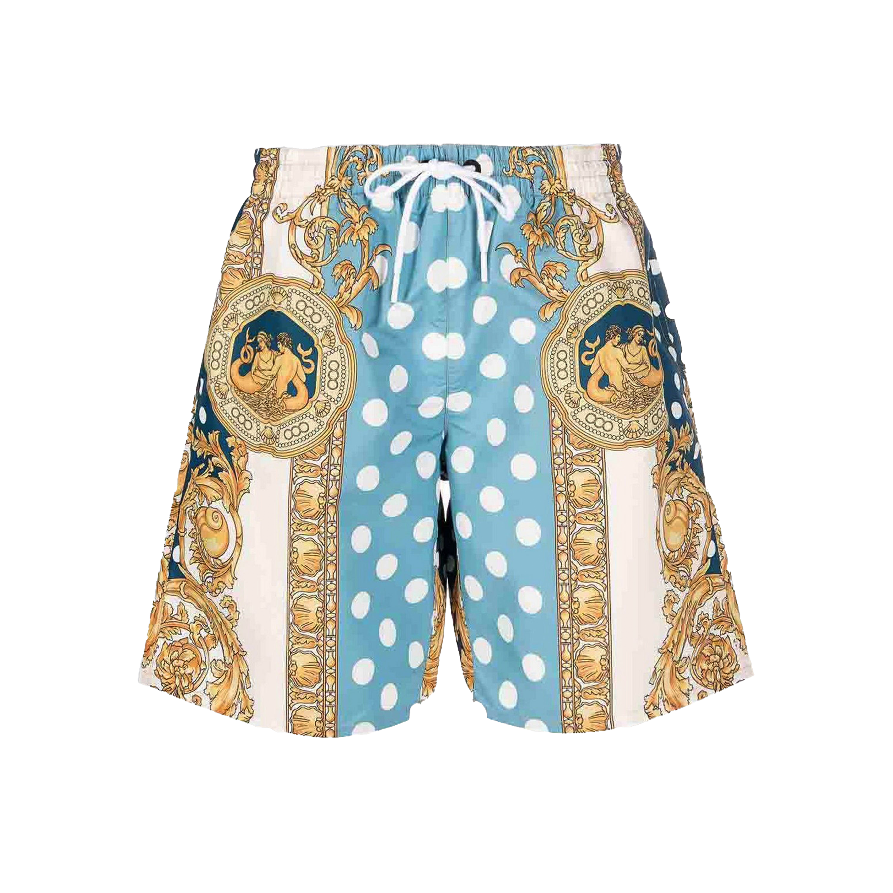 Pantaloneta Celeste Versace Seashell Baroque