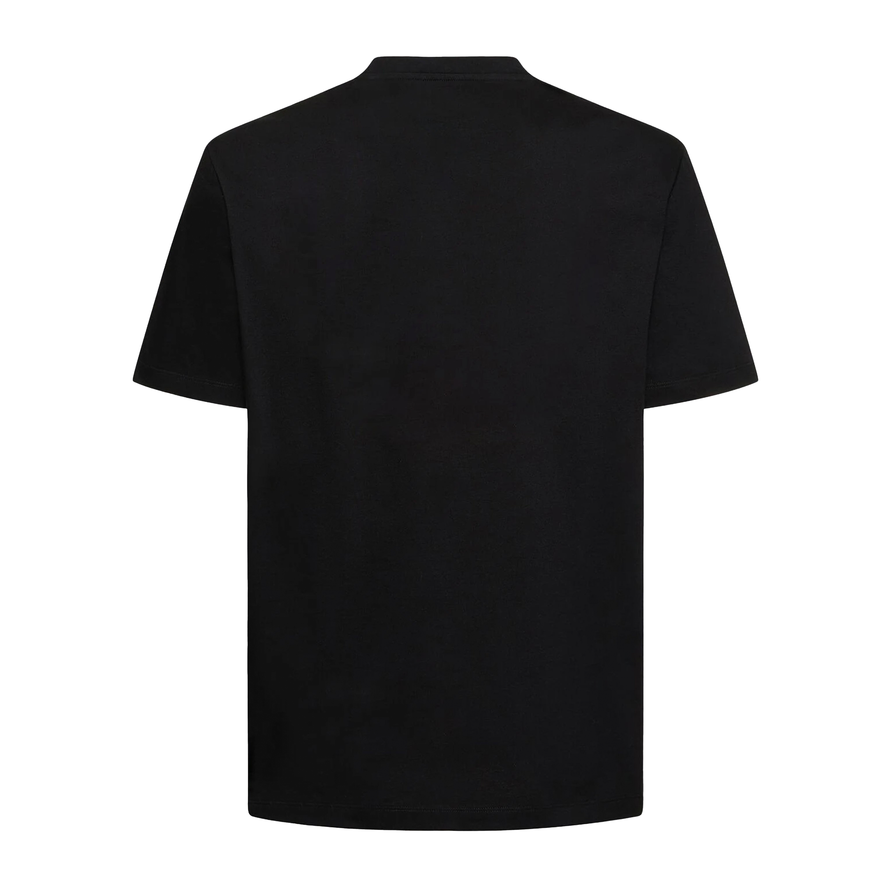 Camiseta Negra Versace Fire Logo