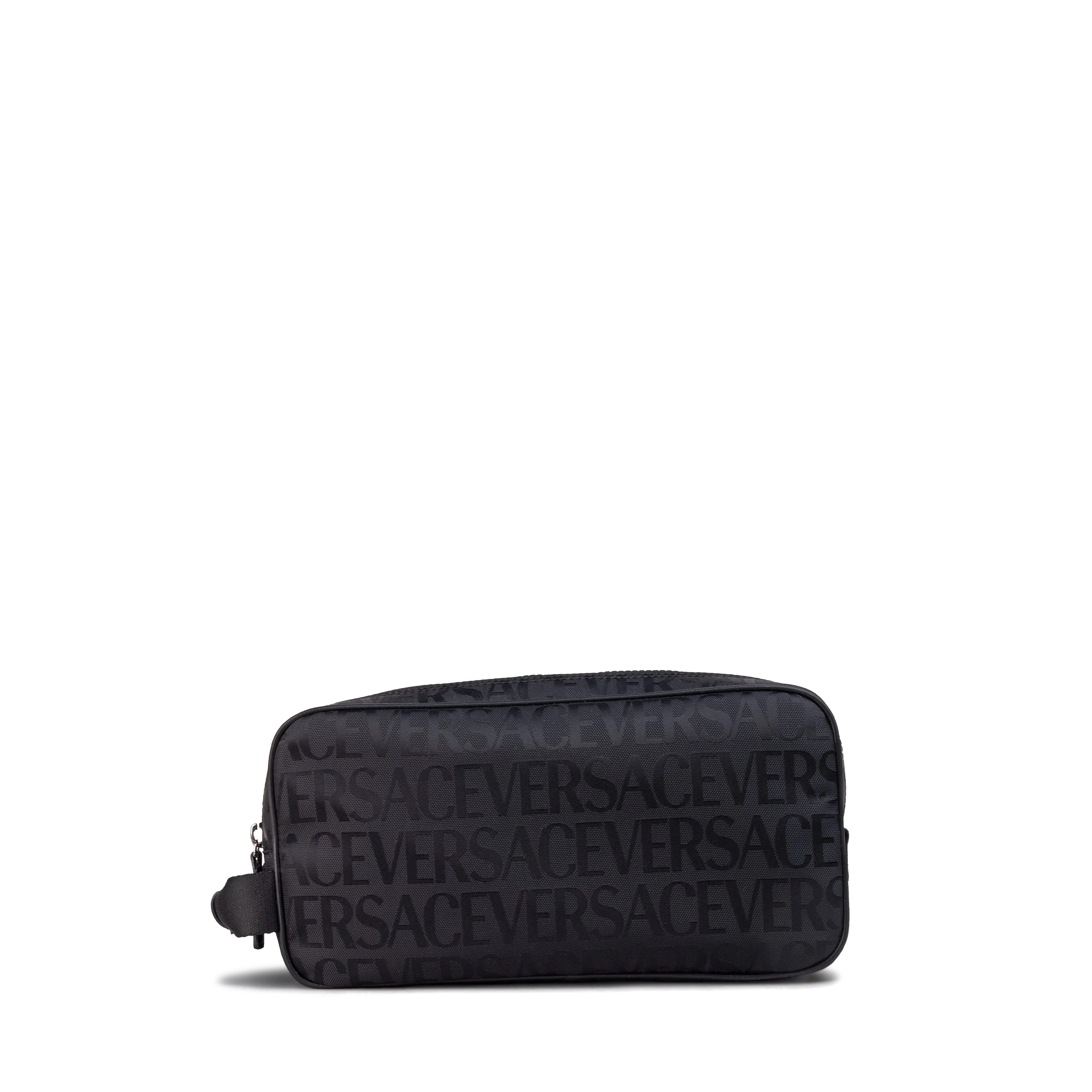 Bolso Neceser Negro Negro Versace Monogram