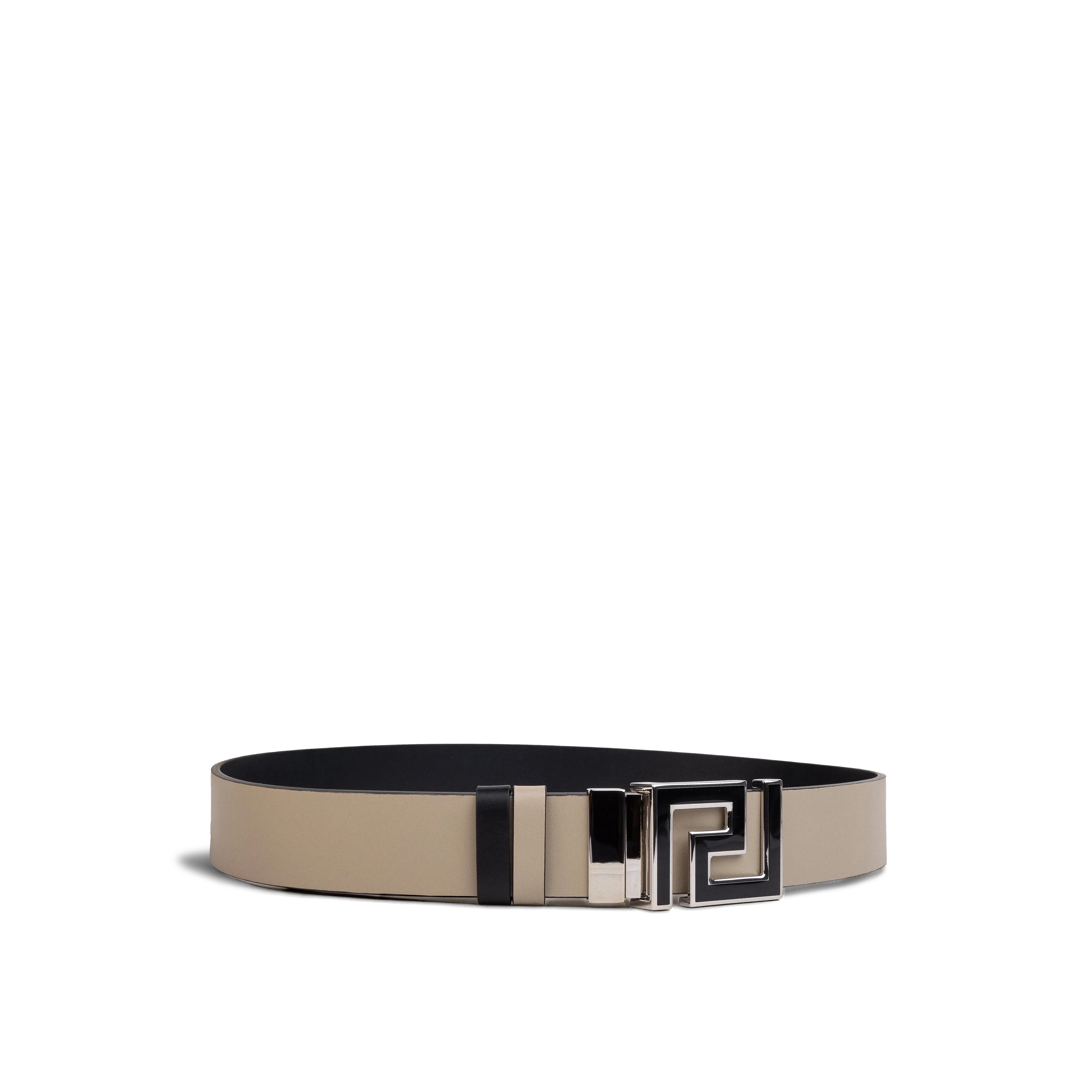 Cinturón Arena Versace Greca Plaque