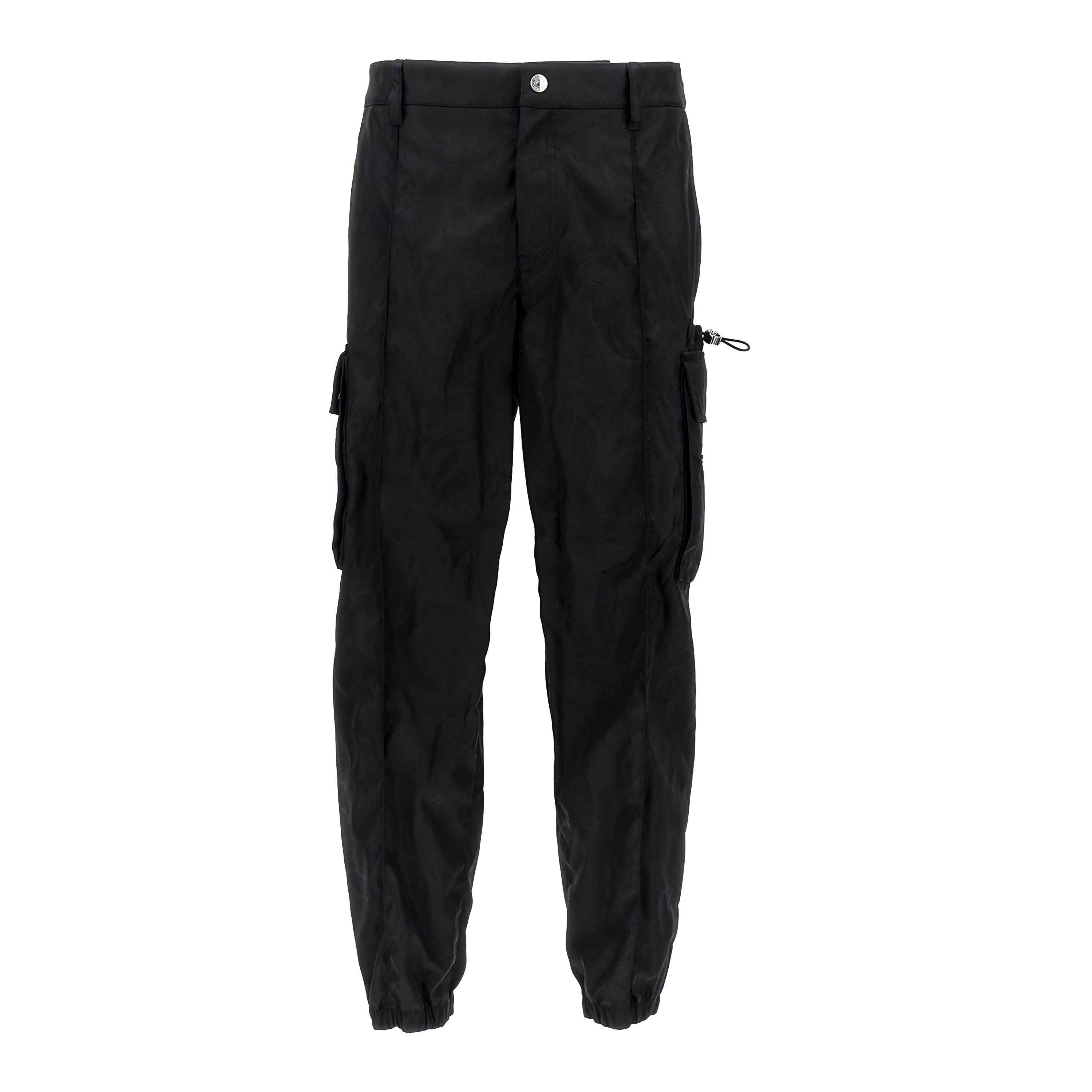 Sudadera Cargo Negra Versace Floral Mesh