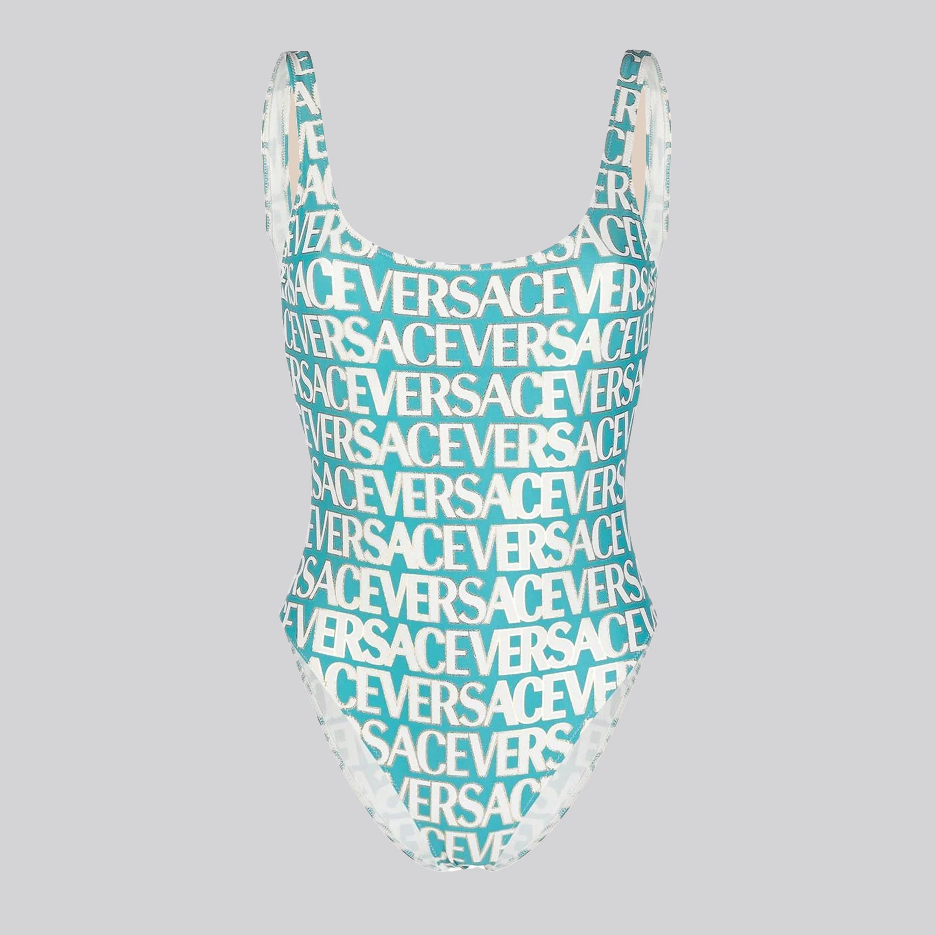 Body Turquesa Versace Monogram