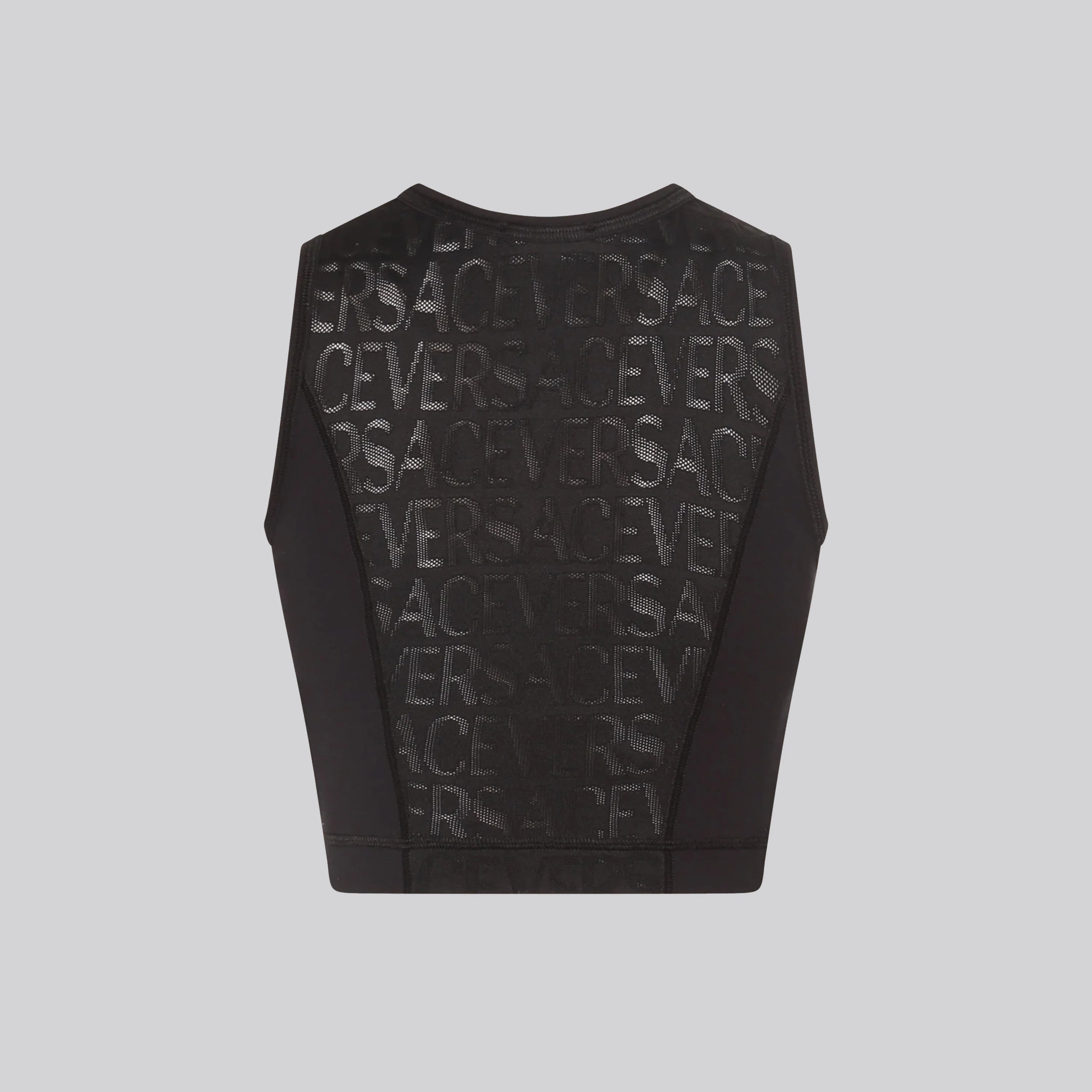 Top Negro Versace Black Monogram