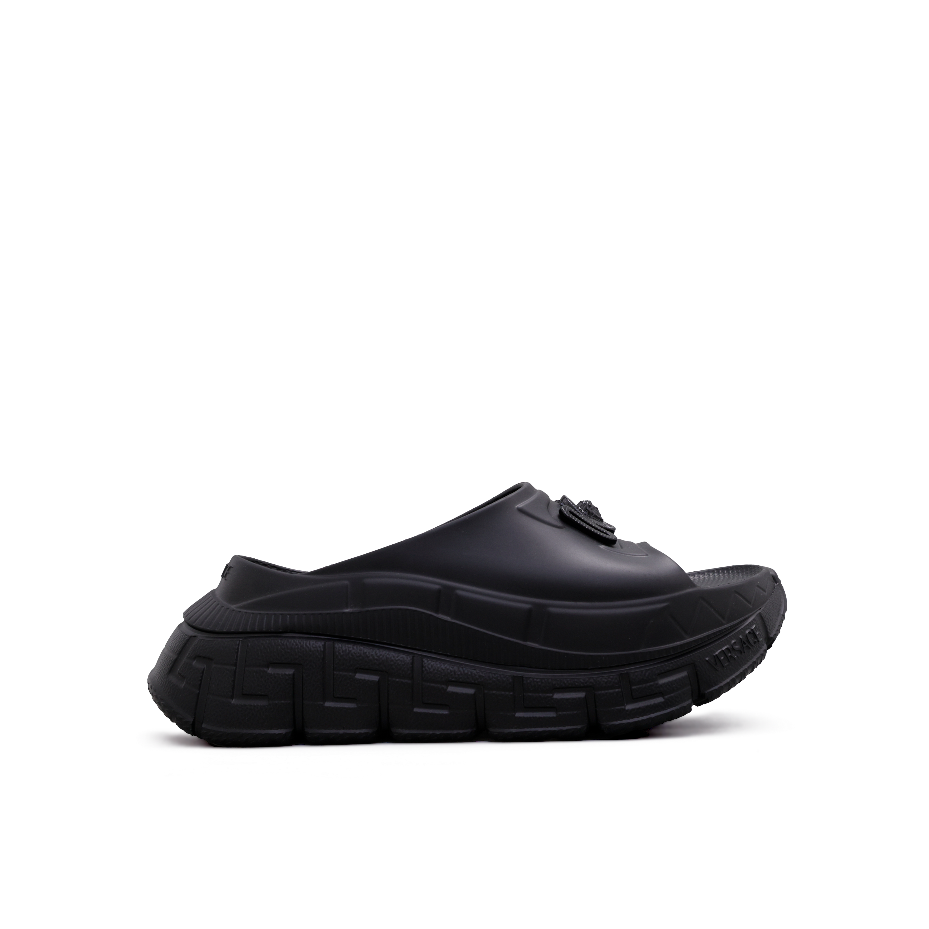 Sandalias Negras Versace 95 Medusa