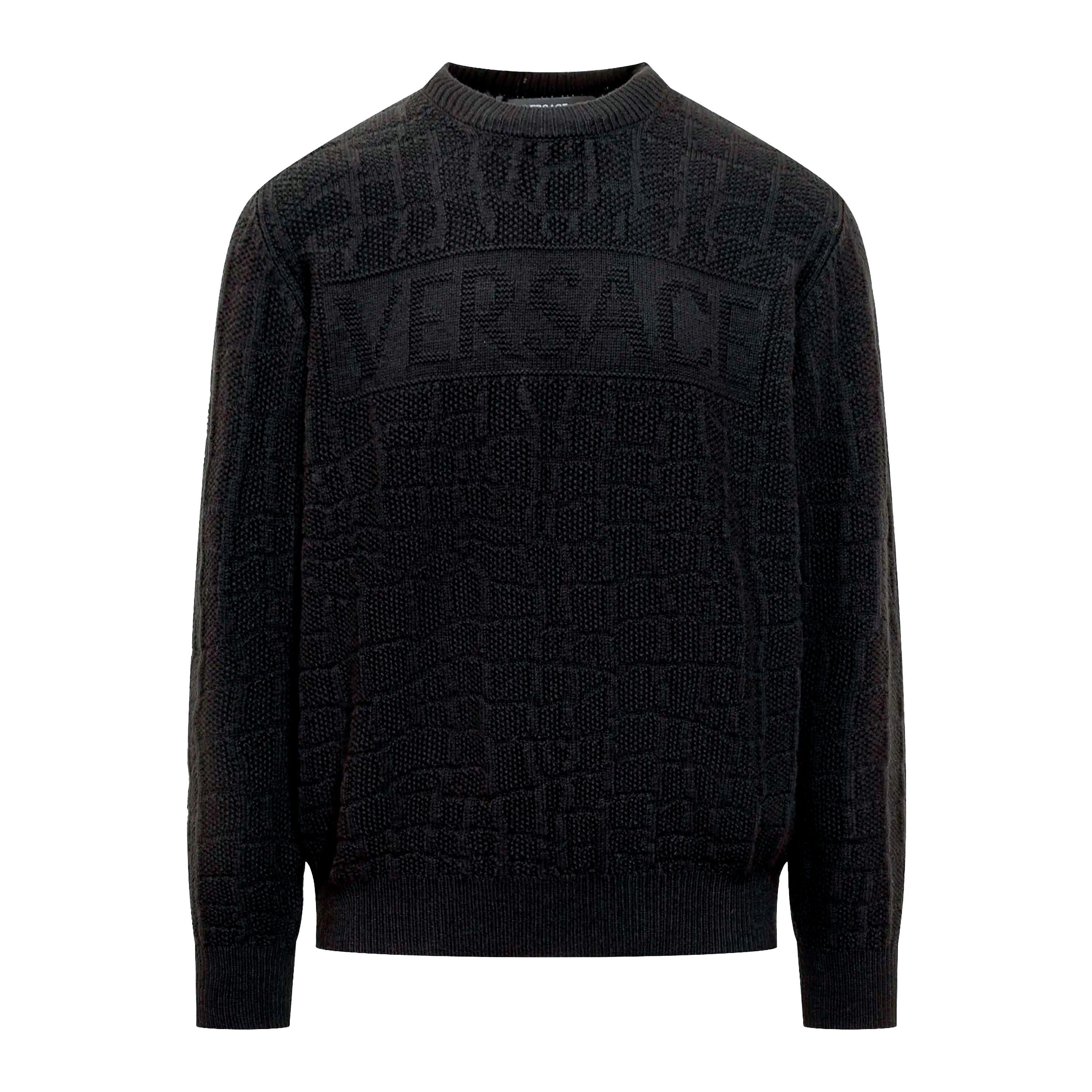 Buzo Negro Versace Croco