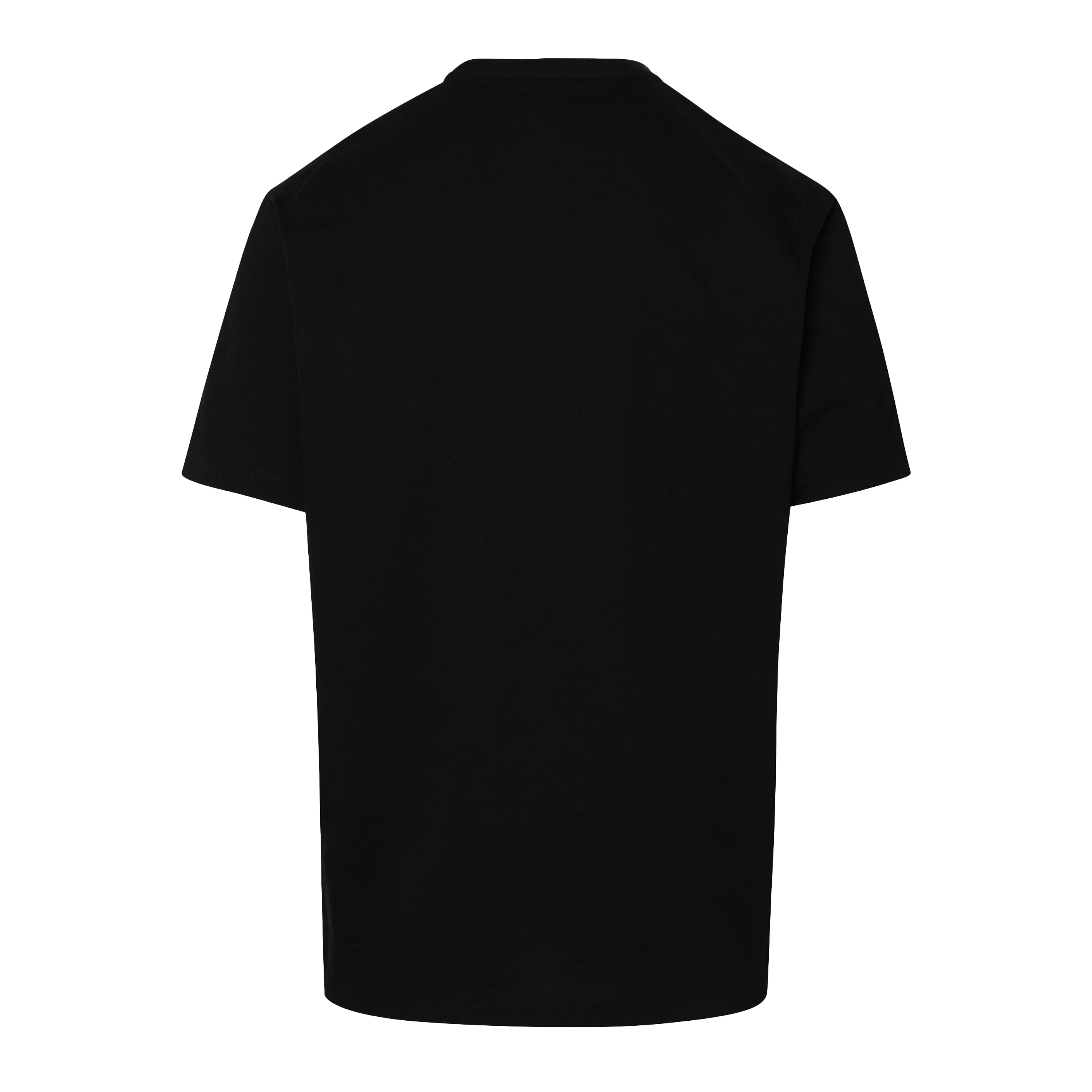 Camiseta Negra Versace Croco Logo