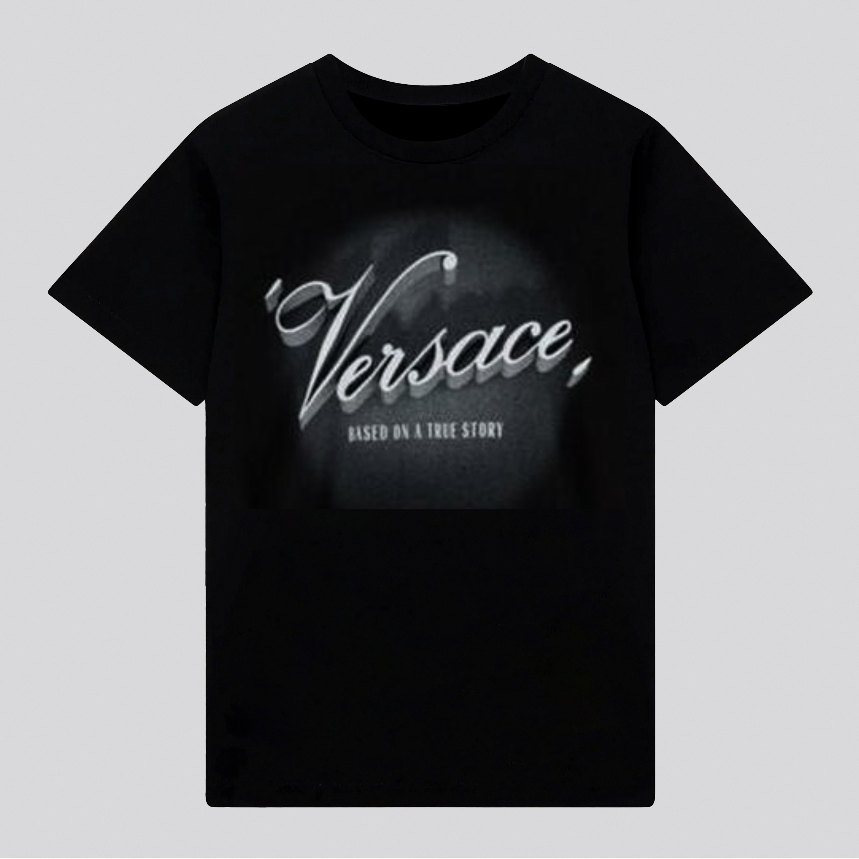 Camiseta Negra Versace Based