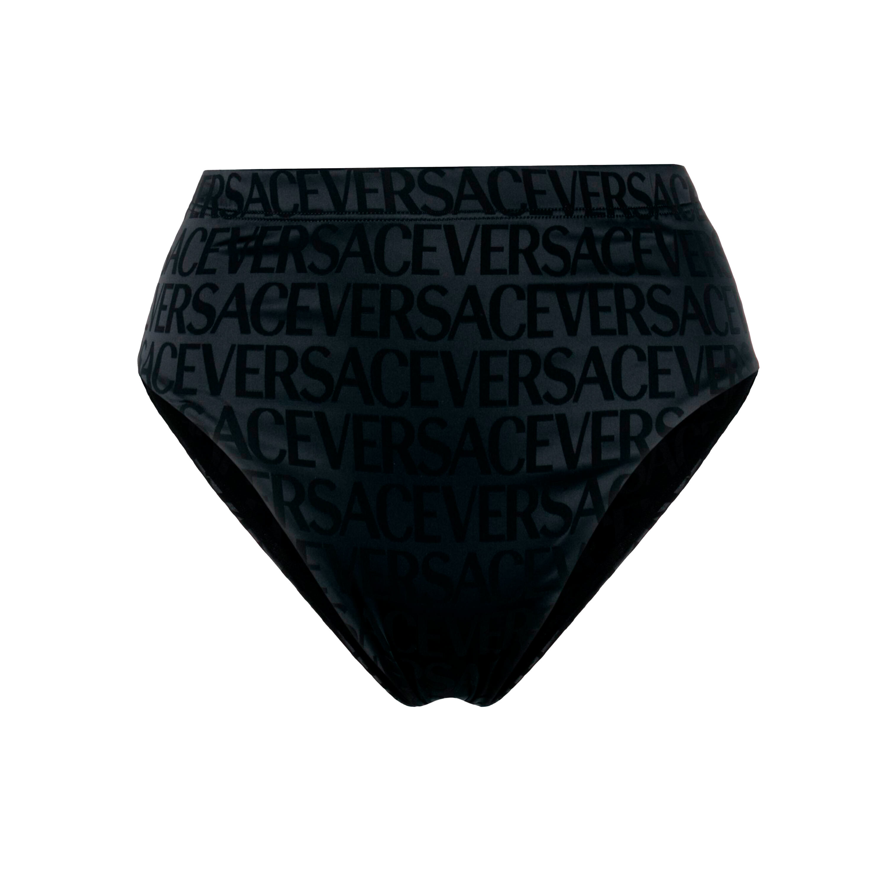 Bikini Negro Versace Bottom Monogram