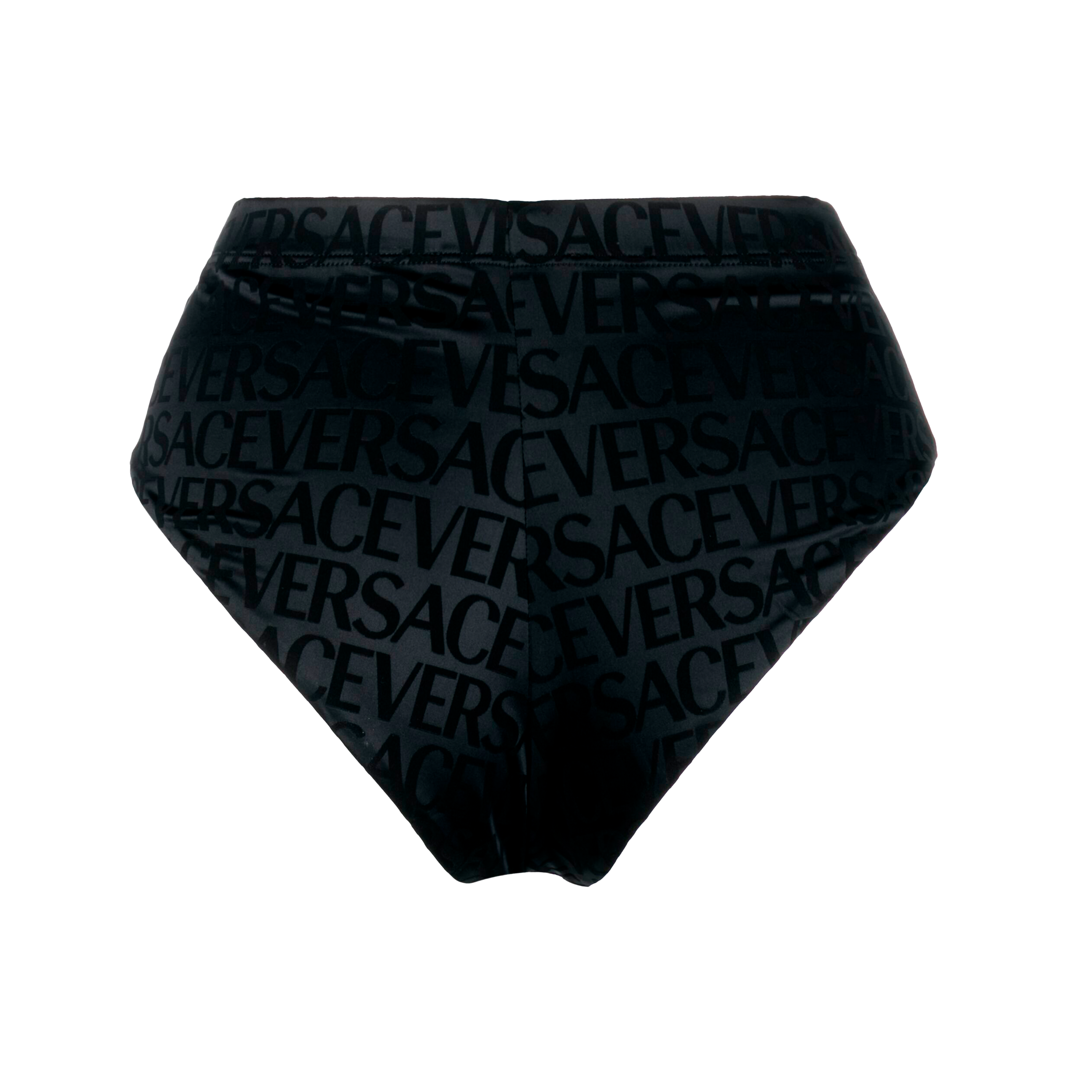Bikini Negro Versace Bottom Monogram